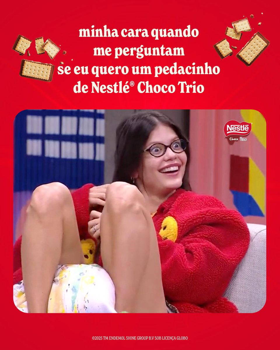 É claro que eu quero. Inclusive, quero agora. 👁️👄👁️

#NestleChocoTrioBBB25 #BBB25