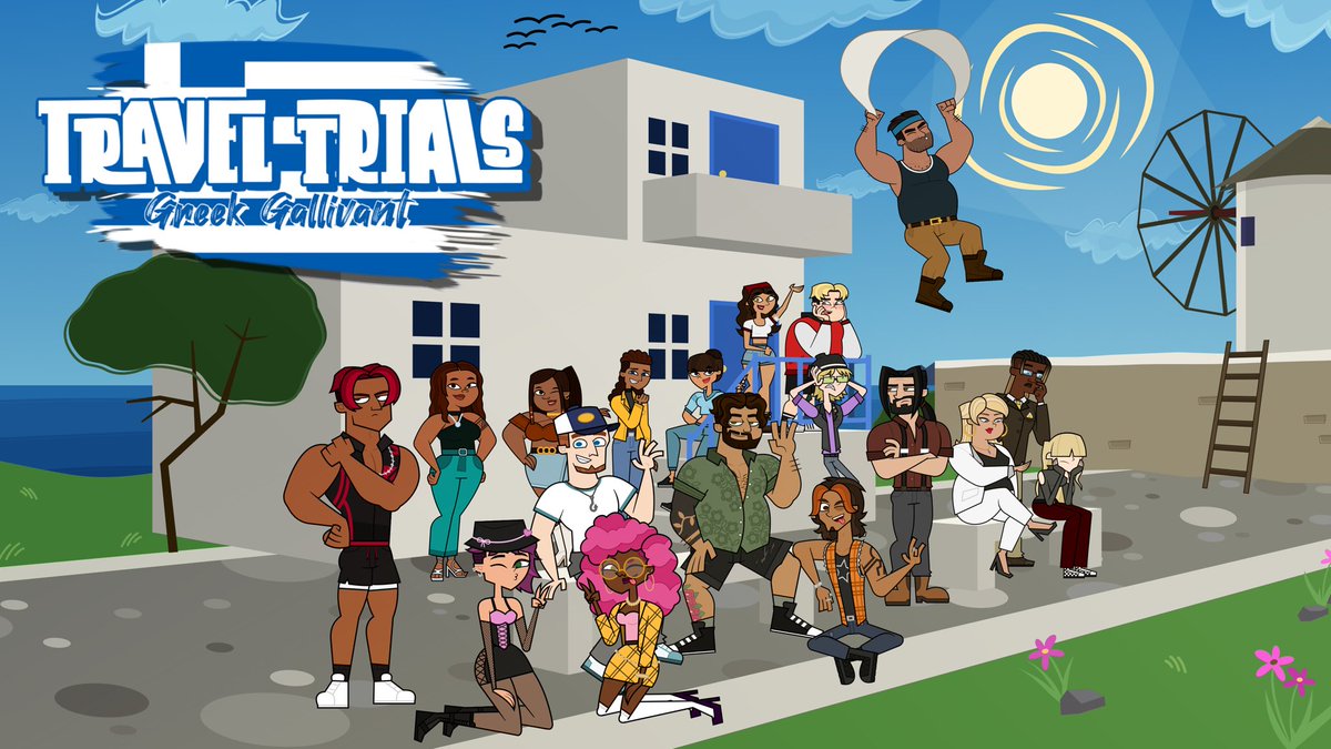 Pack your bags, it's time for a new reality TV adventure!
In Travel Trials: Greek Gallivant, 18 contestants battle it out across Greece for a $1 million prize. They’ll travel, compete, and live under one roof... 
Who will triumph? Find out soon. #TRVtwt #dctwt