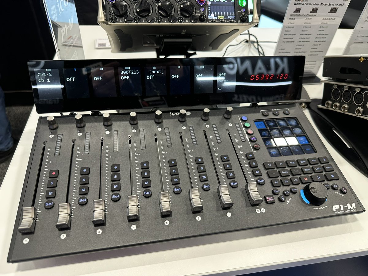 Dale Pro Audio (@daleproaudio) on Twitter photo New software features for <a href="/sounddevices/">Sound Devices</a> include waveform scrubbing and Icon Pro Audio control surface support #nabshow New software features for <a href="/sounddevices/">Sound Devices</a> include waveform scrubbing and Icon Pro Audio control surface support #nabshow