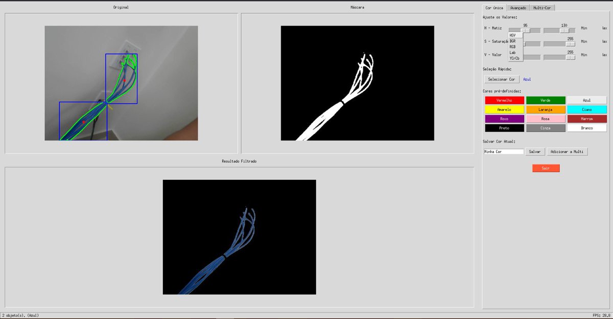 Jpedropsdev's tweet photo. Checkout a little app using some #opencv features for color detection 
-bounding boxes
-center detection 
-segmentation 
-more 

#computervision #cv #python #gui #ai https://t.co/3x9Cg4B8eJ