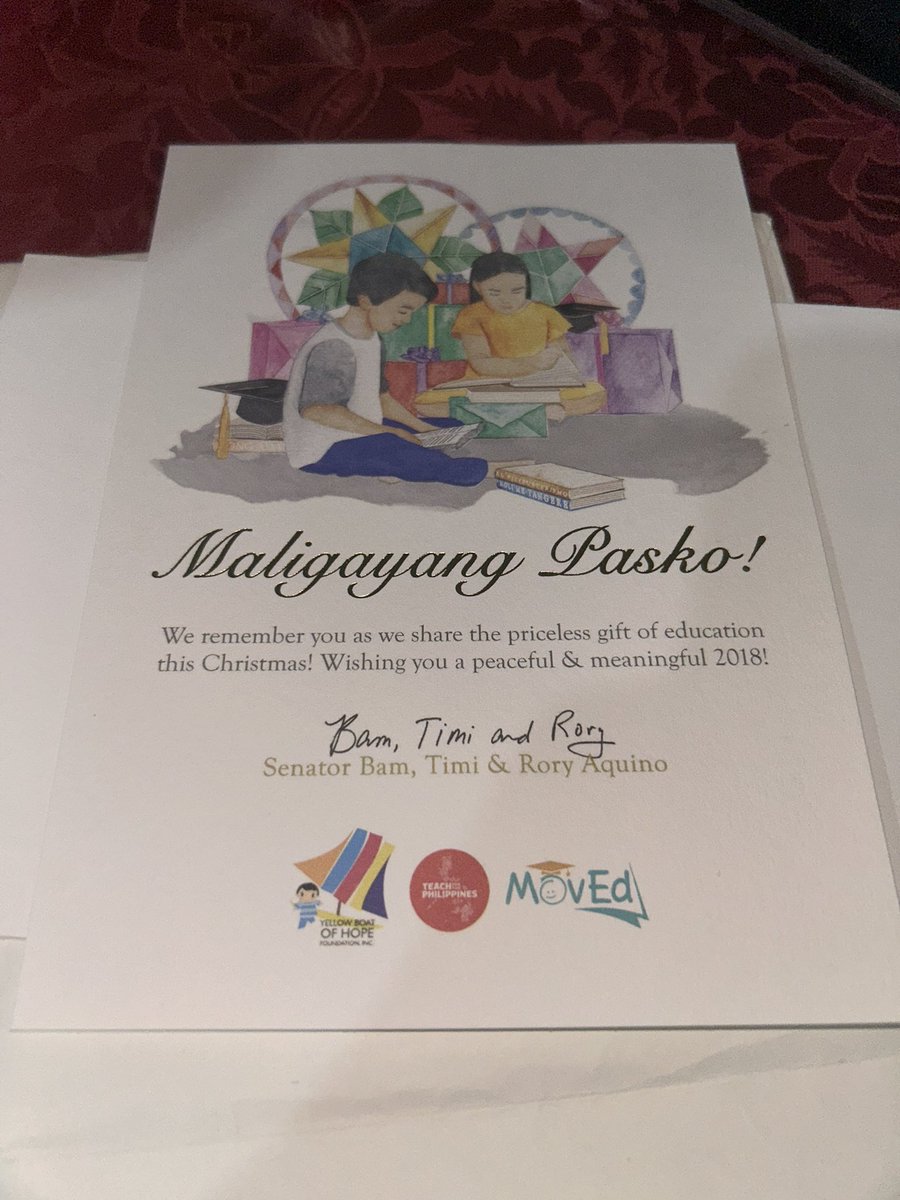 Was going thru my things from my previous job and saw this. Grateful for this! And will always support Senator <a href="/bamaquino/">Bam Aquino</a>!