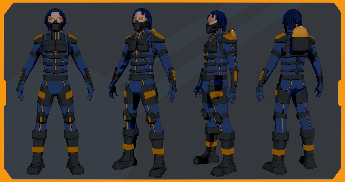 SomeonePlaying's tweet photo. For the #PortfolioDay I decided to rework the renders and presentation of my characters "Kozmonaut and Droid" the protagonists of my short-film KOZMONAUTS. Please take a look! :) 

Breakdown in my ArtStation: https://t.co/2x0AohokTR
Short-Film: https://t.co/crQzlhgW8m https://t.co/sc22lg9KKh