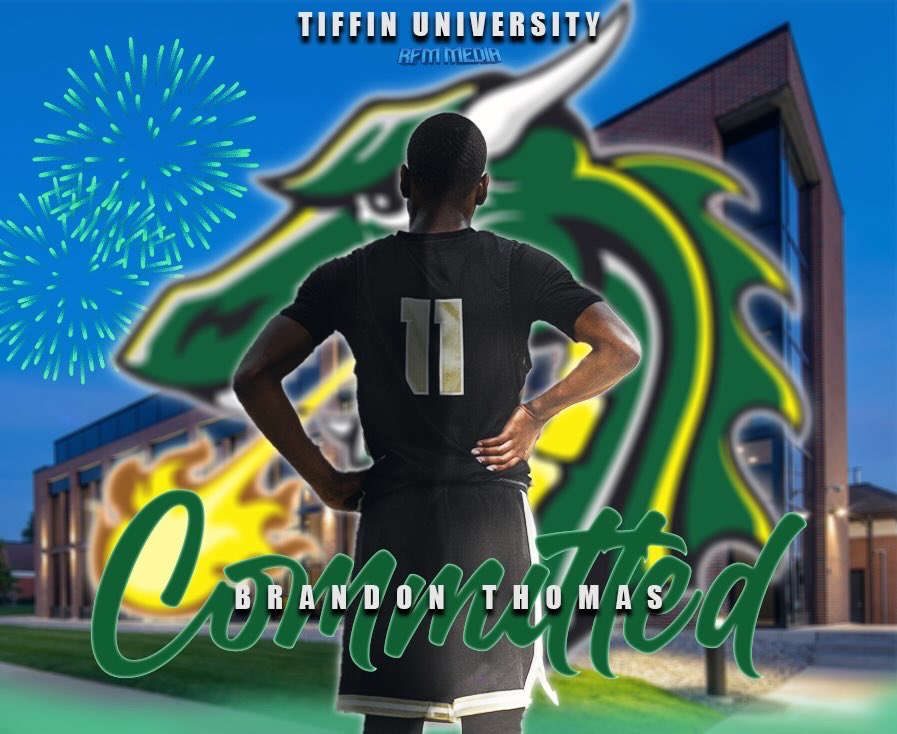 11thomasbrandon's tweet photo. I am blessed to say I’m announcing my commitment to play at the university of tiffin. #AGTG @TheDZoneBBall @BigTicket1984 @LCNbasketball @JayB4522 @TiffinUHoops @ https://t.co/6mSaQfBErc