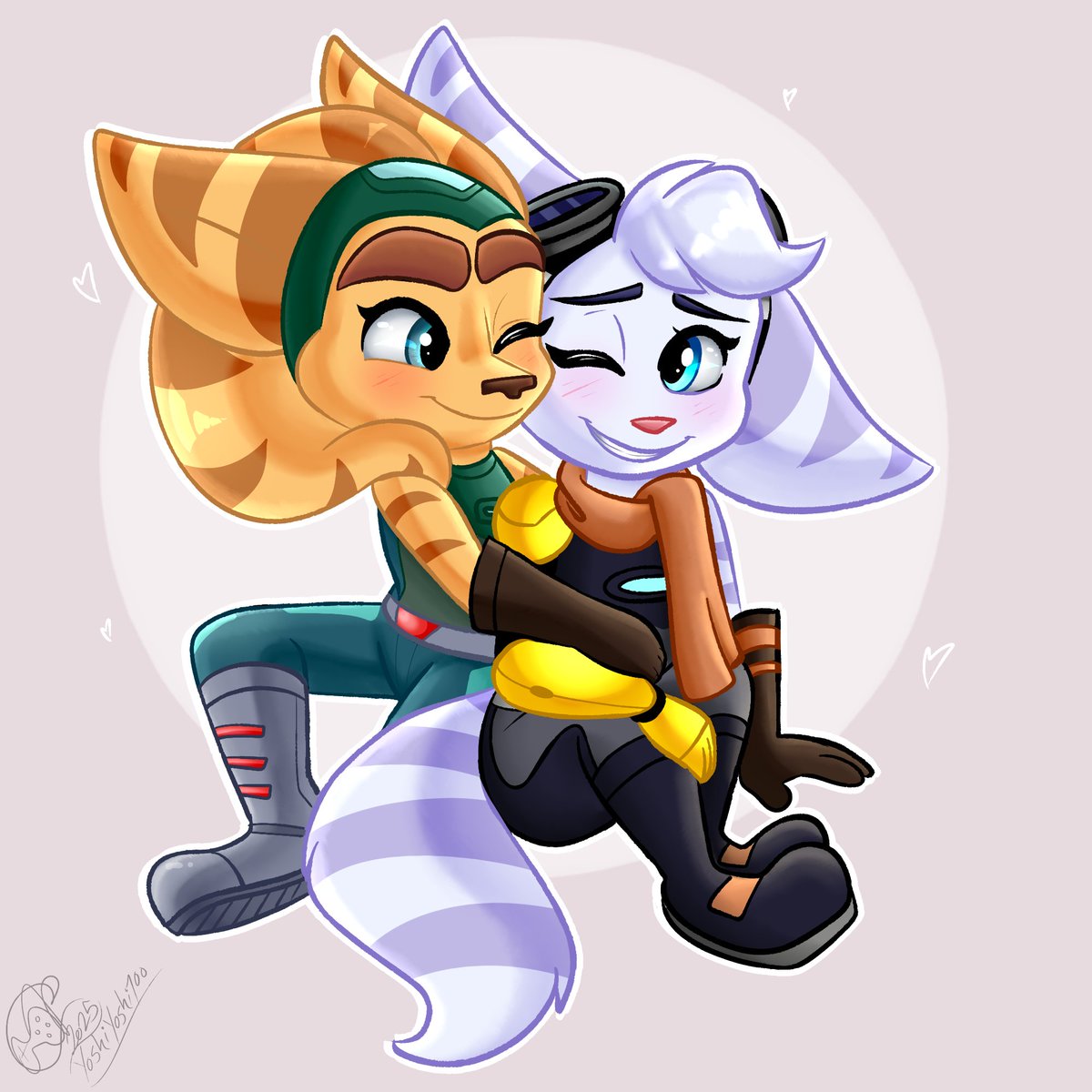 TheArtYoshi's tweet photo. Rivangela π₯°π
#RatchetAndClank #Lombax #AngelaCross #Rivet https://t.co/aJw2w2Fmlw