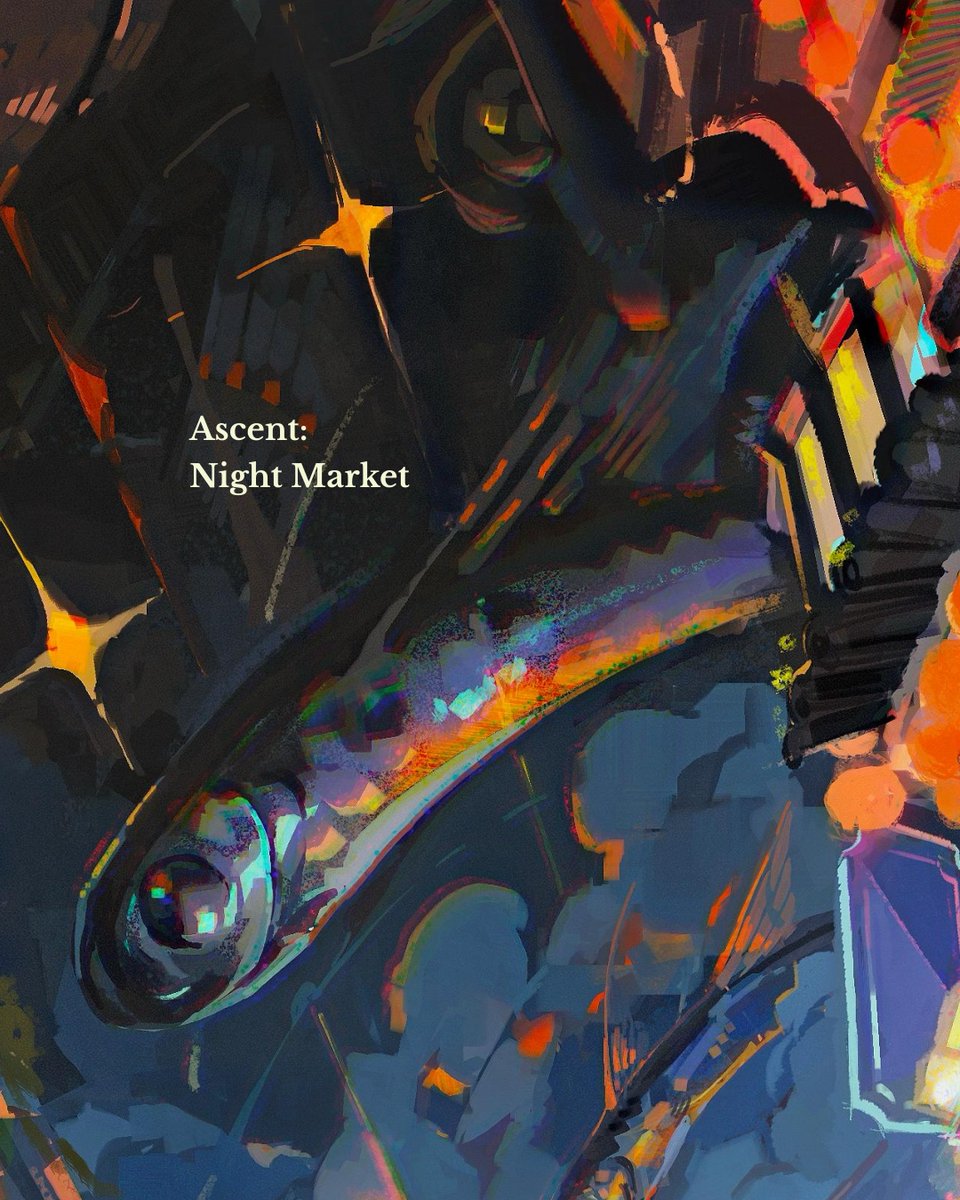 Ascent: Night Market
※ Full magazine out for free on April 11, 2025!
Preview art by <a href="/xinmoni/">mani🐰</a>