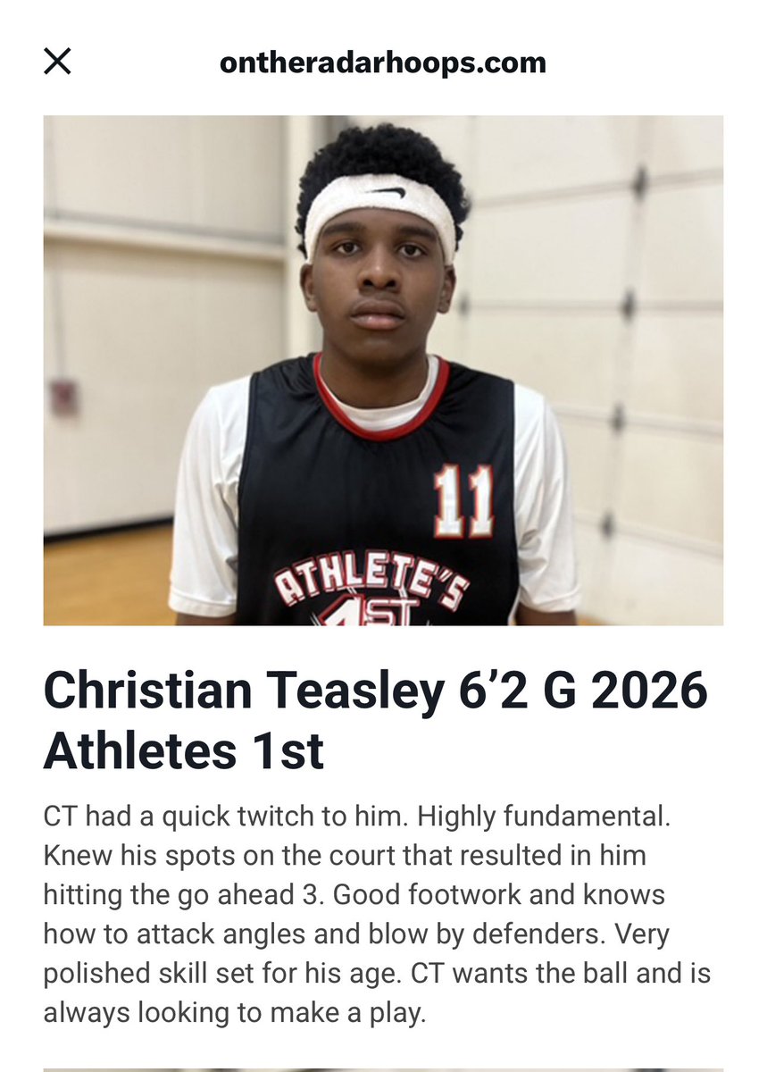 Thank you <a href="/MathurineAgency/">COUNT UP!!</a> 
For the recognition

ontheradarhoops.com/otr-hoops-stan…