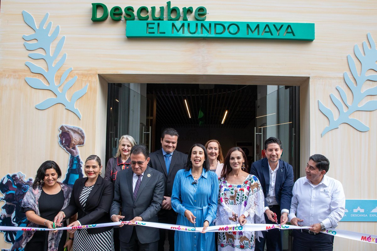 #ComunicadoSectur 📣

@Sectur_mx, <a href="/TrenMaya/">Tren Maya</a> y GAFSACOMM inauguraron la exhibición artesanal, cultural y turística "Descubre el Mundo Maya", en Punto México. 🚊
La Secretaria de Turismo, <a href="/josefinarodzam/">Josefina Rodríguez Zamora</a>, informó que las y los interesados podrán descubrir la gran diversidad del