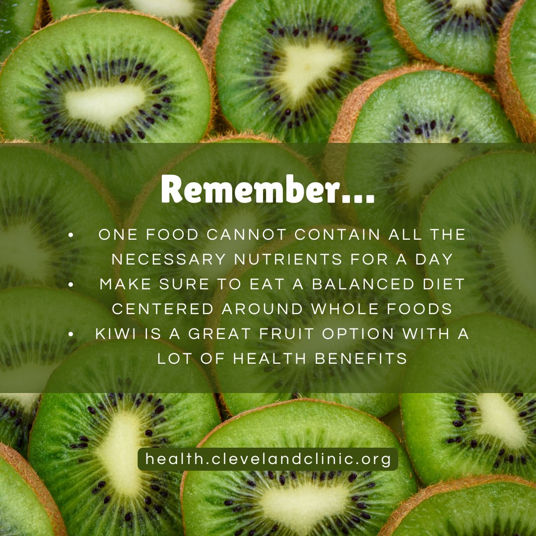 The term “superfood” gets thrown around a lot in the nutrition world to describe foods with a lot of nutrients/health benefits. While it’s not a scientific term, the Kiwi might be the best example, boasting vitamin contents higher than most other fruit! #kinesiology #nutrition