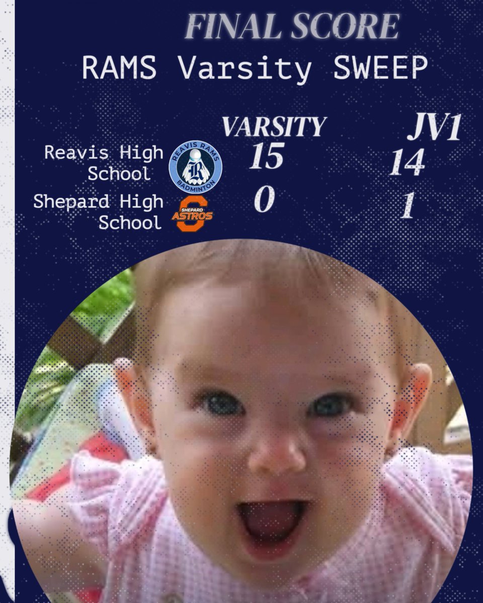 Rams how Conference Rival Shepard Astros. Varsity wins 15-0 and JV1 wins 14-0. Great rallies, great matches filled with Sportmanship and RESPECT!