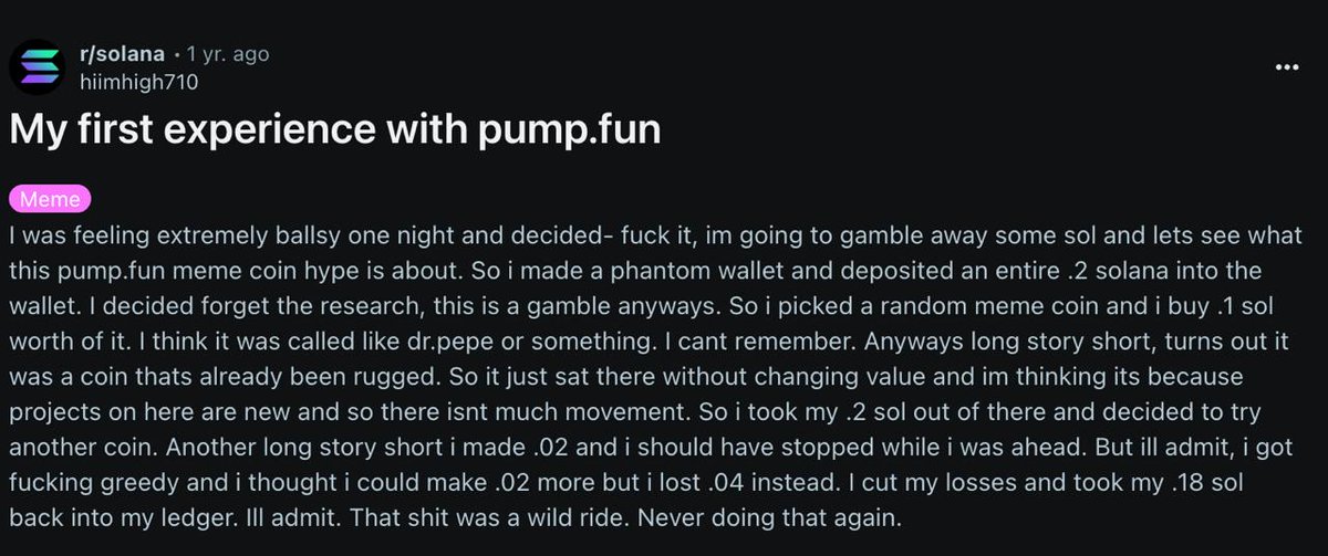 This supercyle is about to get crazy.

#firstexperience #extreme #pumpfun #crazystories