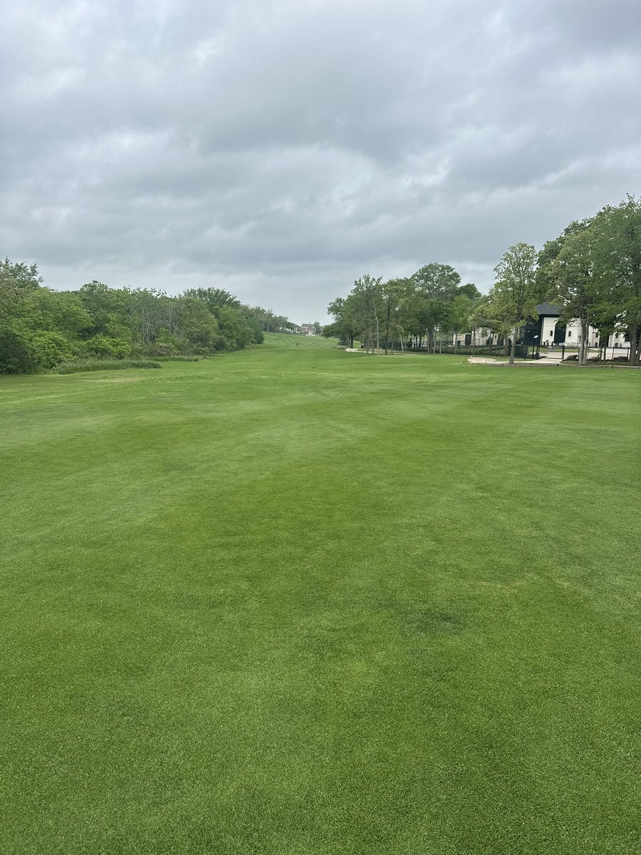 First leg of Texas A&amp;M tourney in the books. Congratulations to the women’s team for a W and thank you to my crew for a year growing in 65+ acres of paspalum sprigs. Course will be special in a few years!