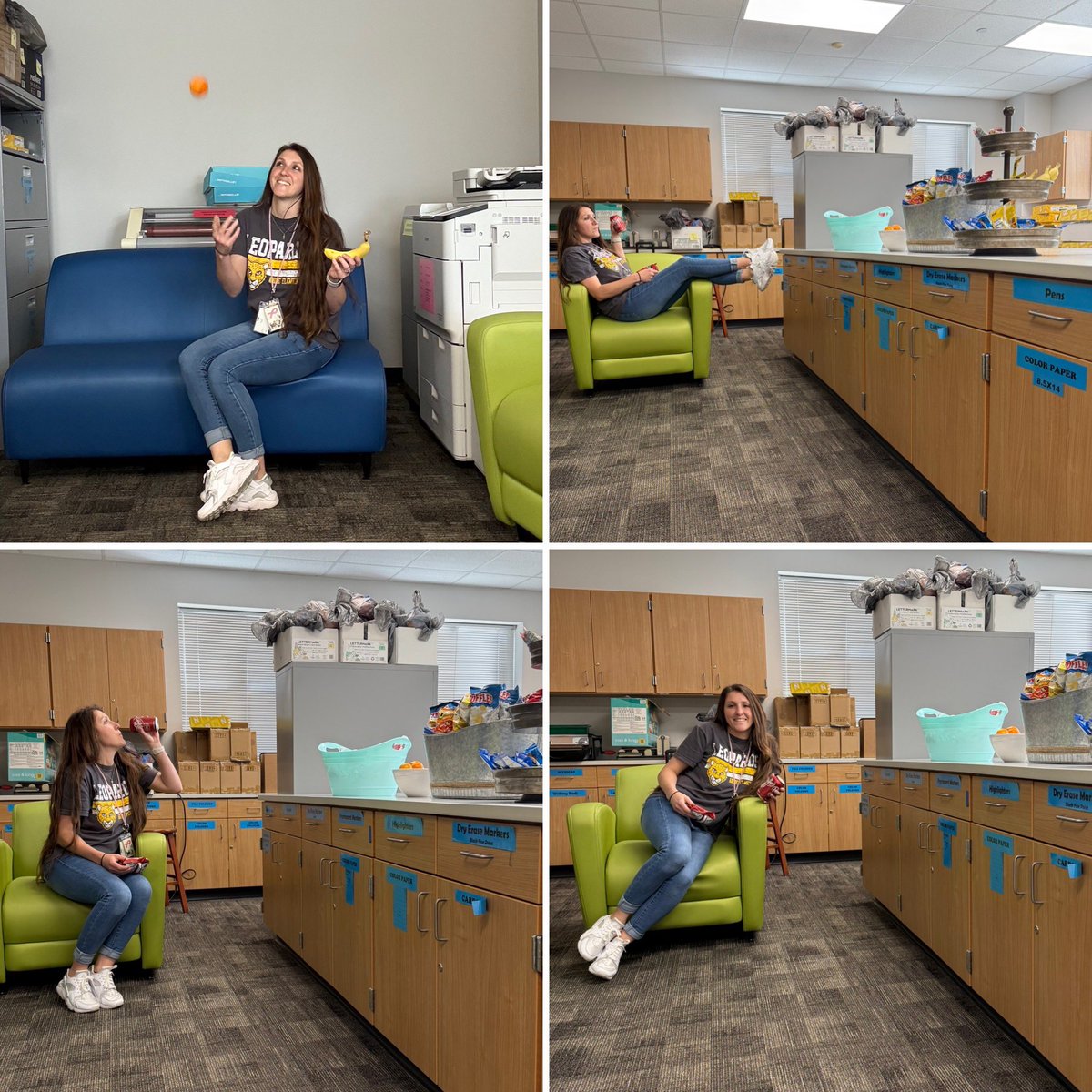 Hannah Thompson (@mrst_teaches_) on Twitter photo Super big shoutout to <a href="/AndreaIrizarry7/">Andrea Irizarry</a> for putting together our snack and relax room for our test administrators today. Thanks for always going above and beyond and being so helpful.
P.S. I promise I was busy today š
Super big shoutout to <a href="/AndreaIrizarry7/">Andrea Irizarry</a> for putting together our snack and relax room for our test administrators today. Thanks for always going above and beyond and being so helpful.
P.S. I promise I was busy today š