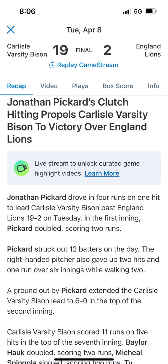 jonathan pickard sr. (@jonathanpicka11) on Twitter photo I guess he pitches a little too😂 young man is playing some good ball‼️💯 <a href="/KBoBaseballGuru/">Kevin Bohannon</a> <a href="/PrepBaseballAR/">Prep Baseball Arkansas</a> <a href="/BravesScoutTeam/">Atlanta Braves Scout Team</a> <a href="/DennisSimpson_/">Dennis Simpson</a> <a href="/TraywickPeyton/">Peyton Traywick</a> <a href="/the1nss/">The Natural State Sports Network</a> <a href="/AlbeePG/">Michael Albee</a> <a href="/RRainwater1037/">Randy Rainwater</a> <a href="/JonathanPicka10/">Jonathan Pickard</a> I guess he pitches a little too😂 young man is playing some good ball‼️💯 <a href="/KBoBaseballGuru/">Kevin Bohannon</a> <a href="/PrepBaseballAR/">Prep Baseball Arkansas</a> <a href="/BravesScoutTeam/">Atlanta Braves Scout Team</a> <a href="/DennisSimpson_/">Dennis Simpson</a> <a href="/TraywickPeyton/">Peyton Traywick</a> <a href="/the1nss/">The Natural State Sports Network</a> <a href="/AlbeePG/">Michael Albee</a> <a href="/RRainwater1037/">Randy Rainwater</a> <a href="/JonathanPicka10/">Jonathan Pickard</a>