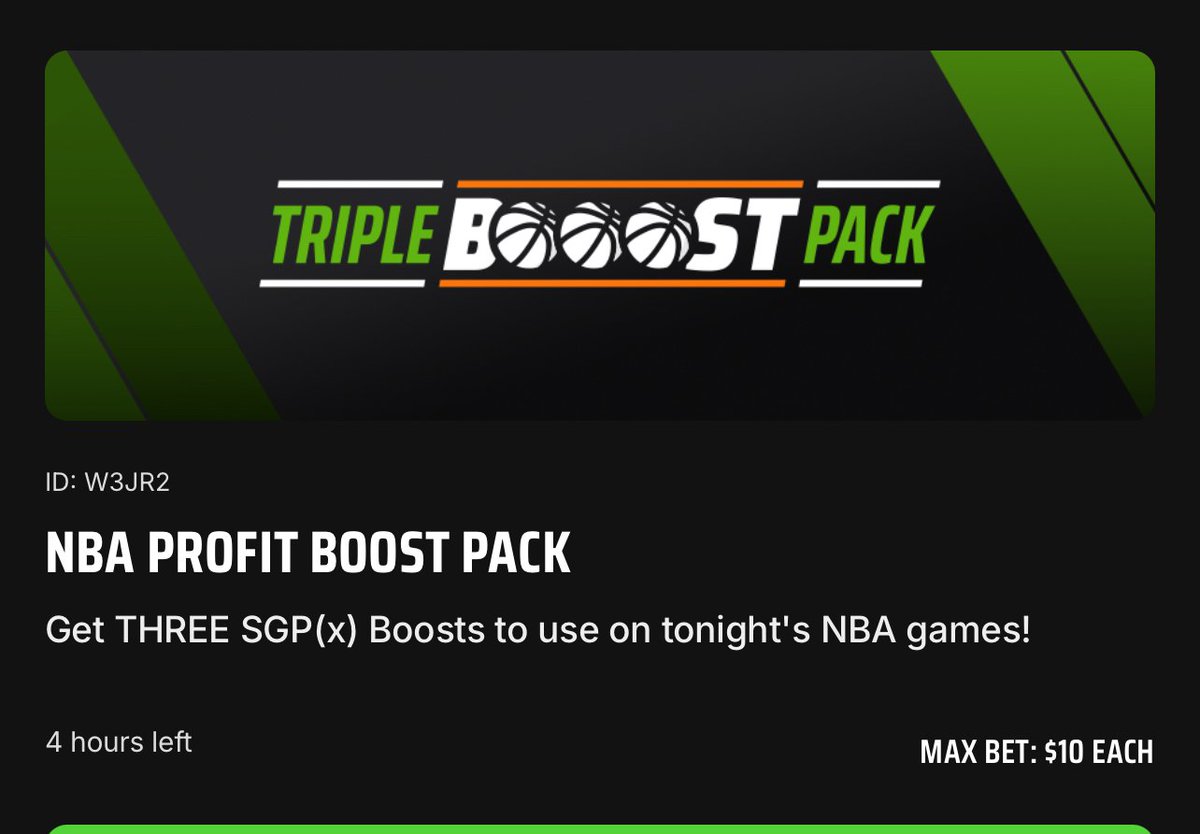 🏀 DraftKings NBA SGP Boost

🏀 +1560 (FV +1273.49)
+EV: 20.85%
Playing: 0.15 Unit Max

#draftkings #nba #basketball #sports #GamblingX