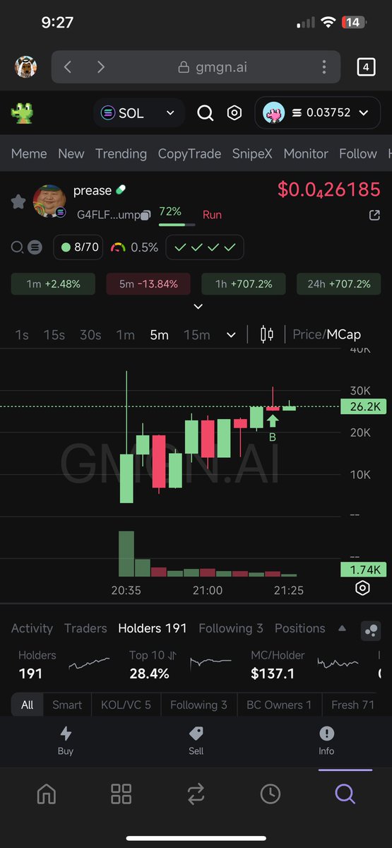 ShillingGains's tweet photo. Creating stairs 
$Prease $Pwease dev made this one and it looks to be running well ! 

G4FLFPQAQ6LTtUNEM49fGEtzSBR1pF32ceLTSMbpump https://t.co/cOcOw2Whur