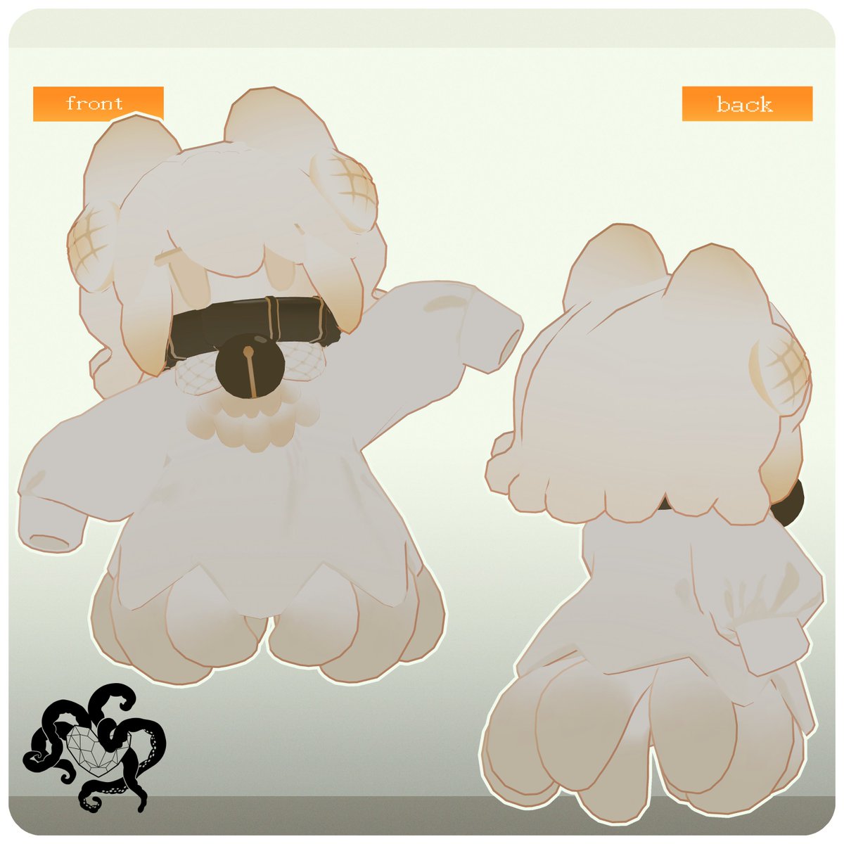 mocmo_c's tweet image. メロンパン族の「メェパ」を販売開始致しました。
メロンパン族の小さなメンダコっぽい無性別生命体アバターです。
何卒よろしくお願い致します。
( mocmomo.booth.pm/items/6785336 )
#booth_pm #VRChat #モクbutter