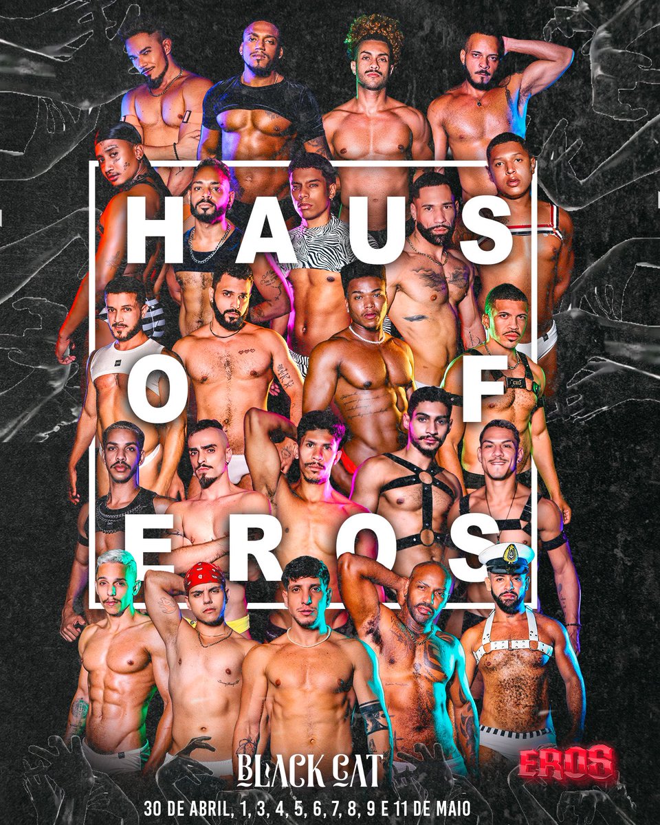 PAWS UP!
A Mother Monster está chegando ao Rio de Janeiro e o <a href="/BarBlackCat/">Black Cat Lounge Bar</a> junto com a Festa Eros está pronto pra receber os Little Monster mais travessos e fervidos na nossa HAUS OF EROS. 

linktr.ee/blackcatrj?utm…