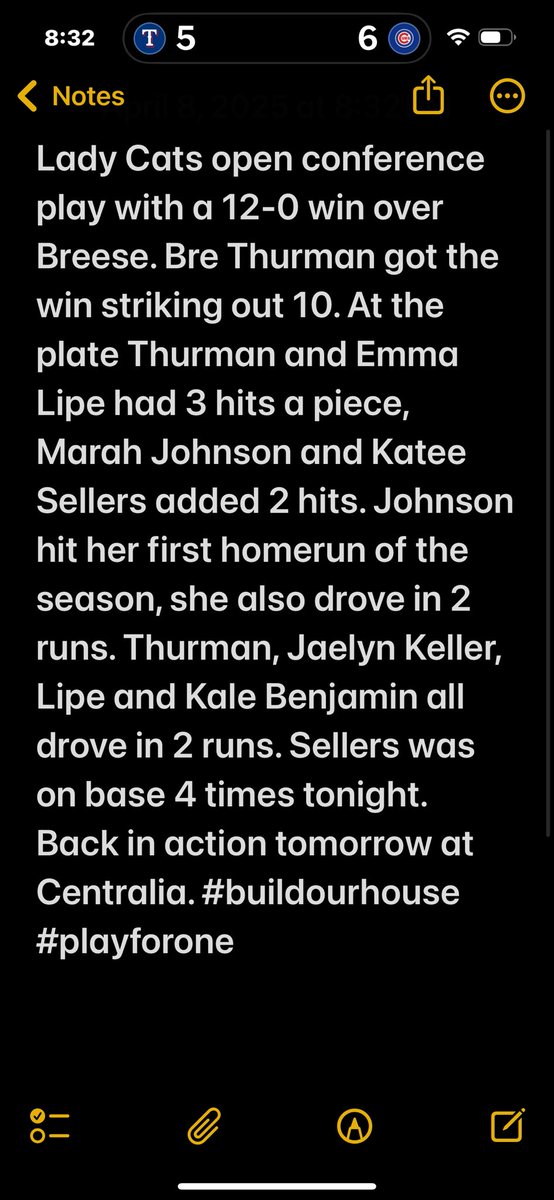 SoftballSalem's tweet photo. #salemwildcatpride #playforone #buildourhouse https://t.co/8qYFN6WMDc