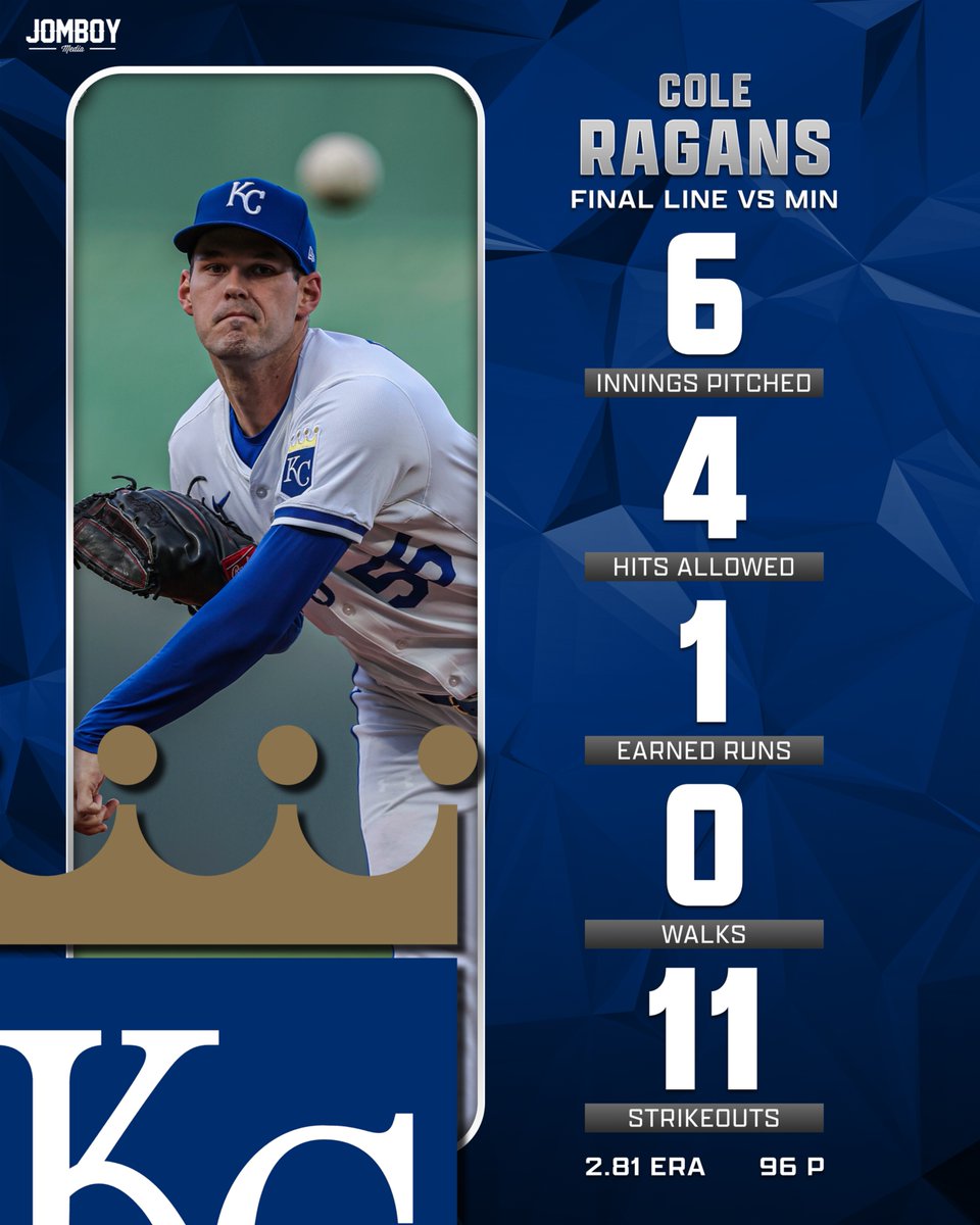 11 punch outs for Cole Ragans!