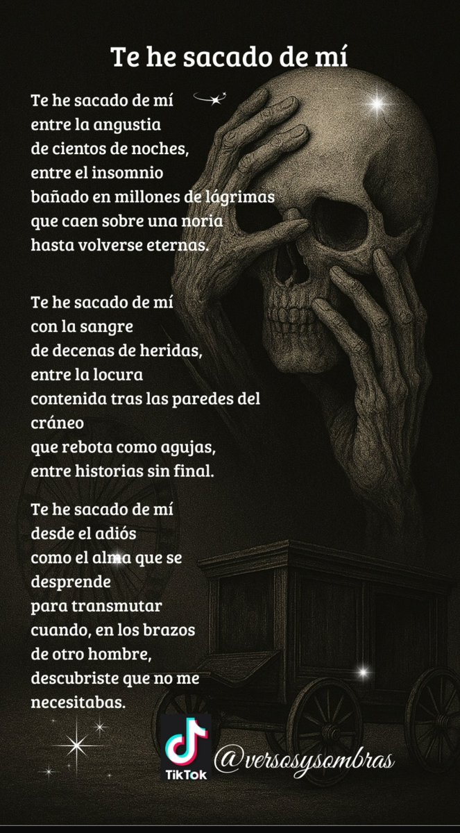 edumonch's tweet photo. 💔 Sacarte de mí fue como arrancarme la vida entera, sin que nadie lo notara.

#poesía #desamor #versos #noche #duelo #dolor #existencialismo https://t.co/aShRwvRGyy