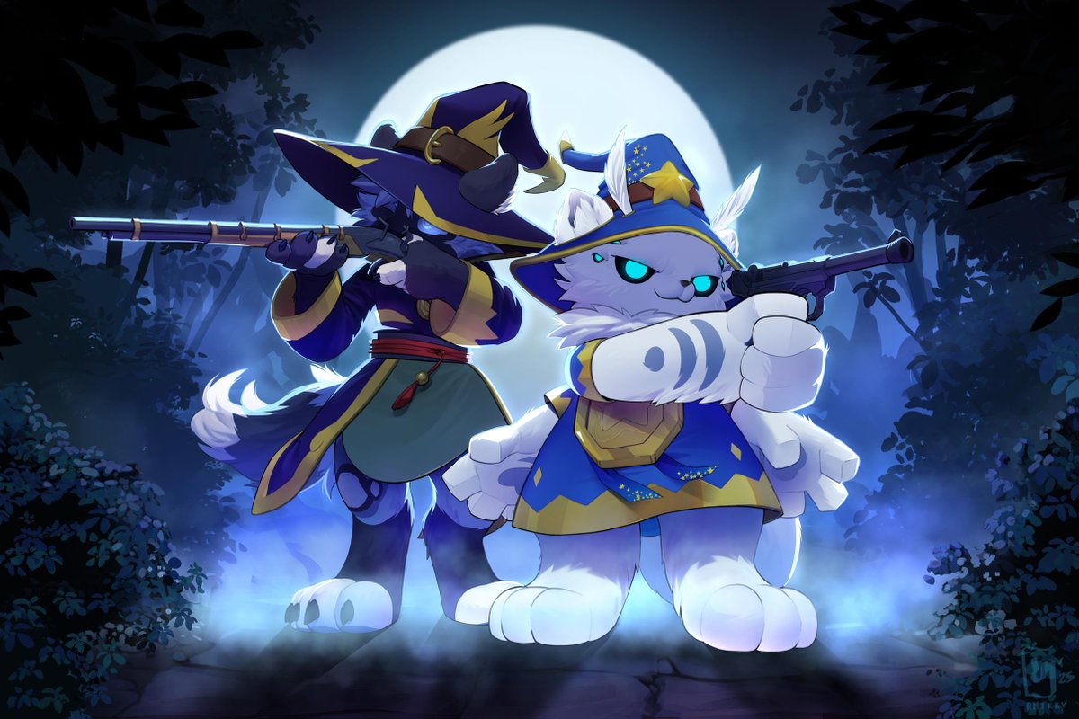 Wizards with guns! 🔫🧙‍♂️
Full color commish for <a href="/whateverxequals/">whateverxequals</a> !