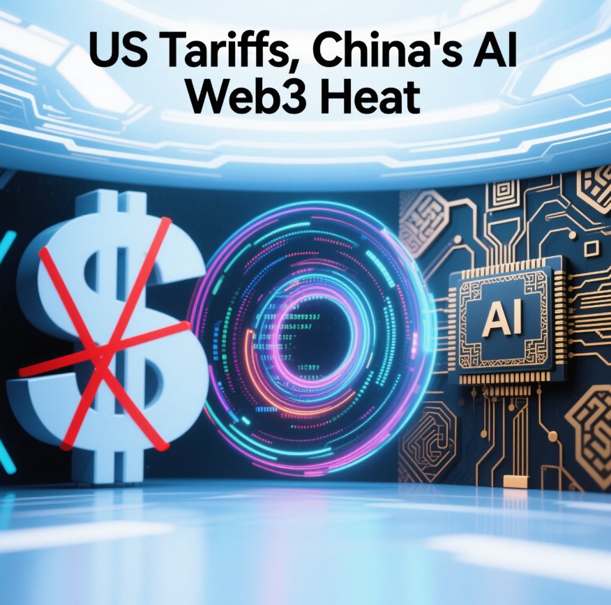 Asia_Presswire's tweet photo. 😲Big news! US slapped "reciprocal tariffs", hitting Apple hard with potential $33B annual loss. Meanwhile, China's AI strides forward, like the new AI - powered cosmetic unmanned workshop. Web3 is abuzz with 2025 Hong Kong Web3 Carnival. #USChinaEconomy #AI #Web3 @Asia_Presswire https://t.co/k1BBFxUyXW
