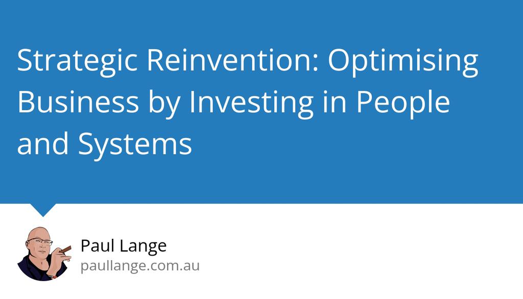 pauljlange's tweet image. The Value of Focusing on People &amp;amp; Systems in Business Optimisation
Empowering and investing in people is the cornerstone of sustainable business Optimisation.

Read more 👉 lttr.ai/AdarA

#Reinvention #DriveGrowth #AutomatingRepetitiveTasks