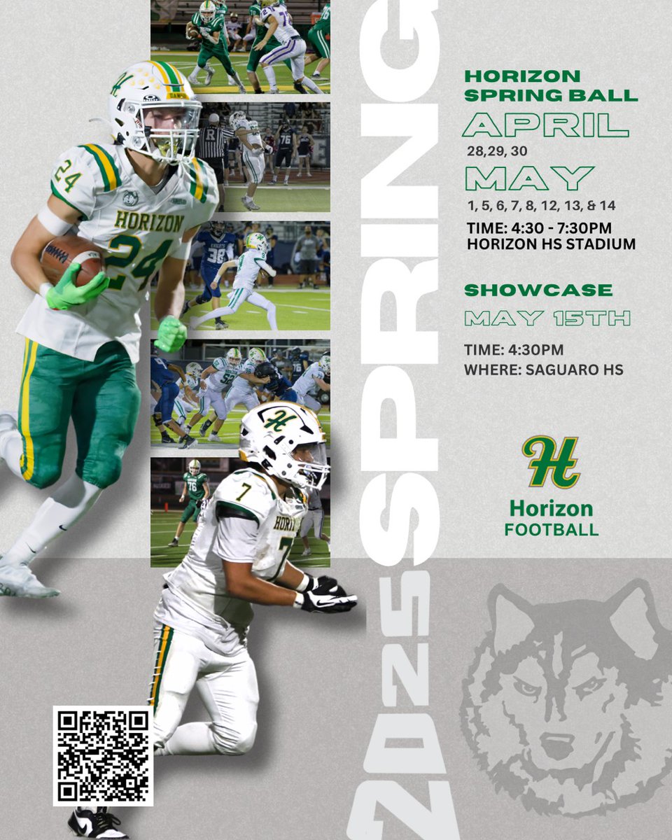 Spring Ball is here, lets get to work! #skiesup #footballlife <a href="/HorizonFootball/">Husky Gridiron</a>