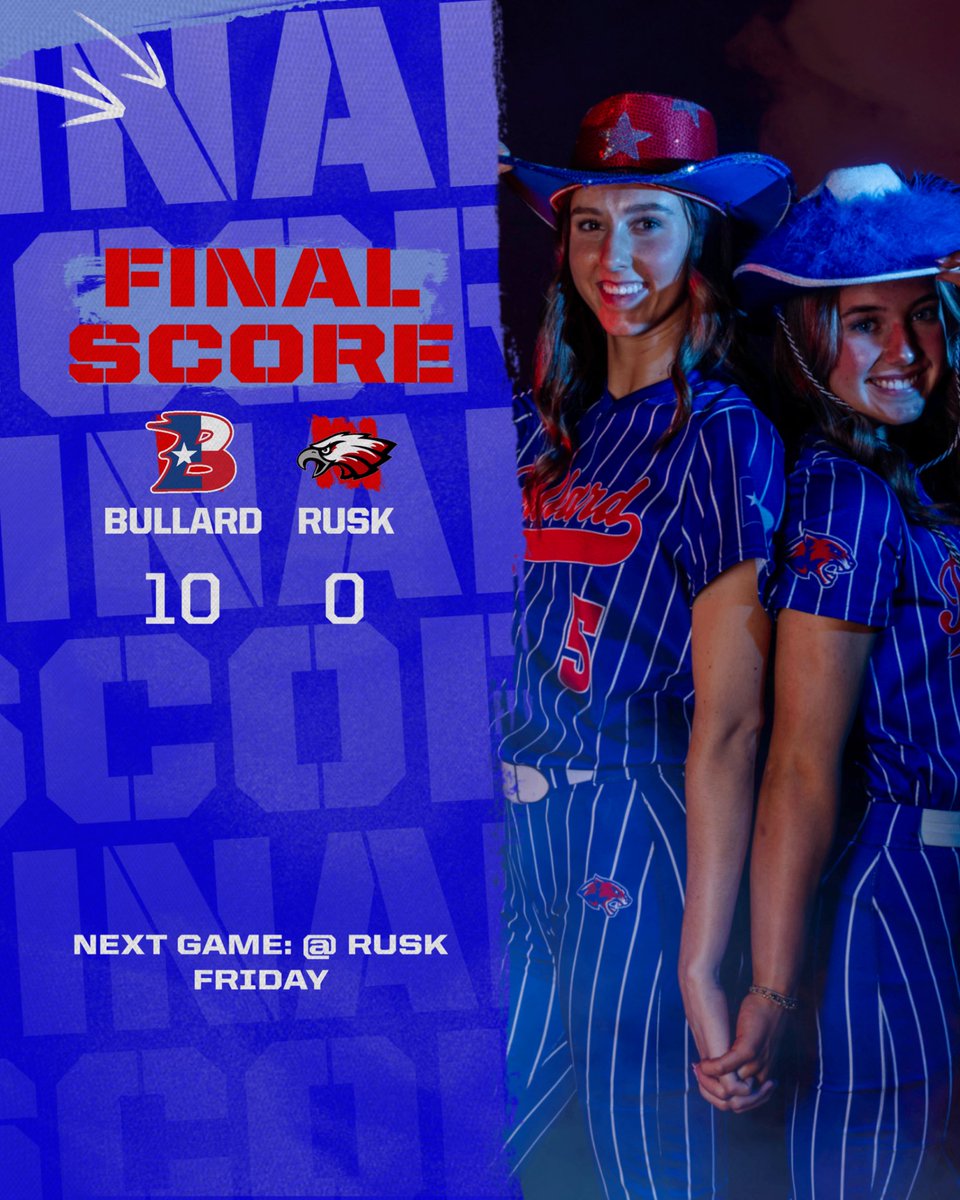 15 strikeouts in the ⭕️ for <a href="/BrooklynBrannen/">Brooklyn Brannen 2026</a> - 14 hits for the ladies in red, white and blue to stay perfect in district play.