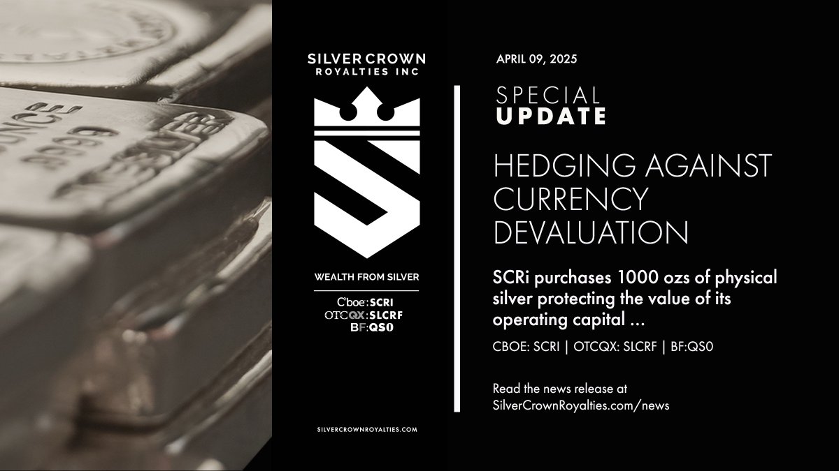 Actively Hedging Against Currency Devaluation.
Read the company news release 
bit.ly/3R5KiU6