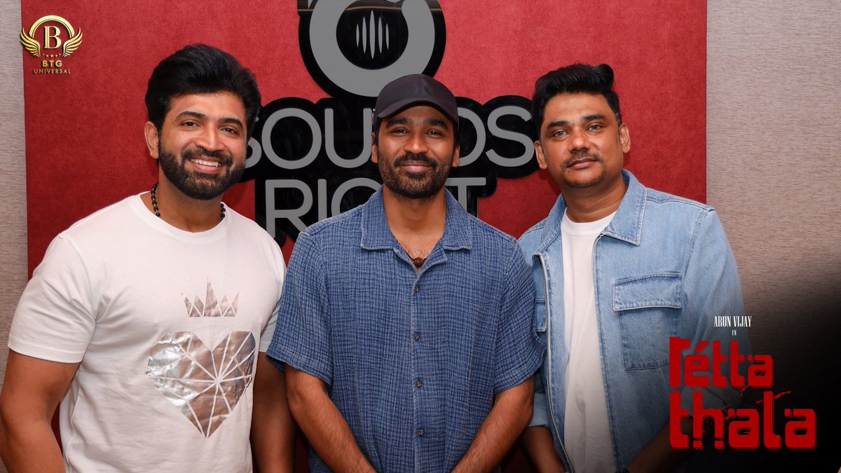 arunvijayno1's tweet image. Really excited!! Can't wait for you'll to listen to the song @dhanushkraja brother has sung for ##RettaThala. I am sure it's going to mesmerize everyone..Thanks a lot for this wonderful gesture brother.. Loads of love to you..❤️
#KrisThirukumaran
@SiddhiIdnani @BTGUniversal…
