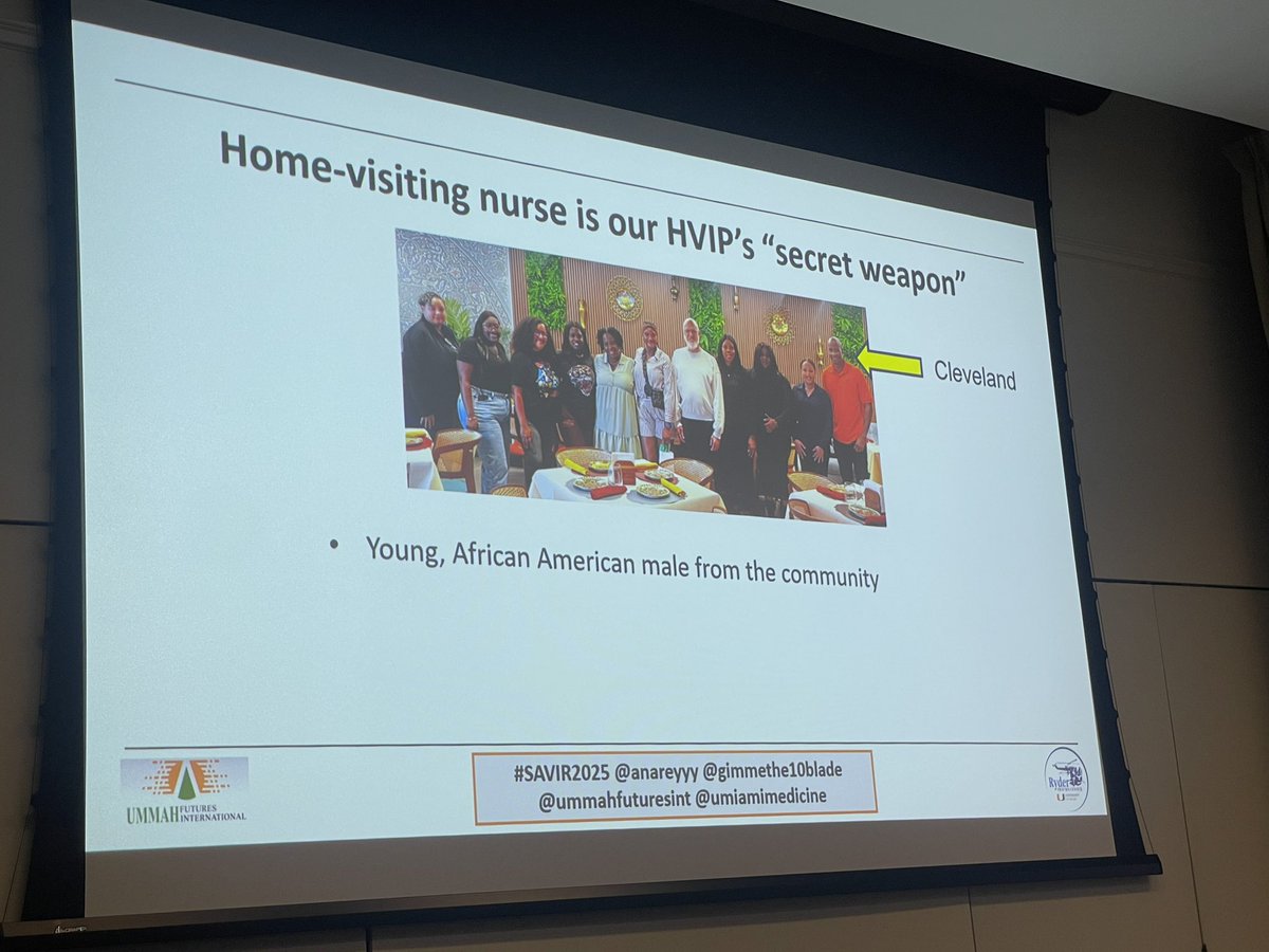 Ana Reyes, MD, MPH (@anareyyy) on Twitter photo Thank u <a href="/savir_org/">SAVIR</a> for the opportunity to share our initial evaluation of the Miami-Dade County HVIP Nurse Home-Visiting Program using a #HealthEquity framework⭐️ Grassroots work needs novel methodology 🔍<a href="/gimmethe10blade/">Julie Valenzuela, MD FACS</a> <a href="/ummahfuturesint/">Ummah Futures International</a> <a href="/UMJMHSurgery/">UM/JMH General Surgery</a> #SAVIR2025 <a href="/umiamimedicine/">Miller Medicine</a> Thank u <a href="/savir_org/">SAVIR</a> for the opportunity to share our initial evaluation of the Miami-Dade County HVIP Nurse Home-Visiting Program using a #HealthEquity framework⭐️ Grassroots work needs novel methodology 🔍<a href="/gimmethe10blade/">Julie Valenzuela, MD FACS</a> <a href="/ummahfuturesint/">Ummah Futures International</a> <a href="/UMJMHSurgery/">UM/JMH General Surgery</a> #SAVIR2025 <a href="/umiamimedicine/">Miller Medicine</a>