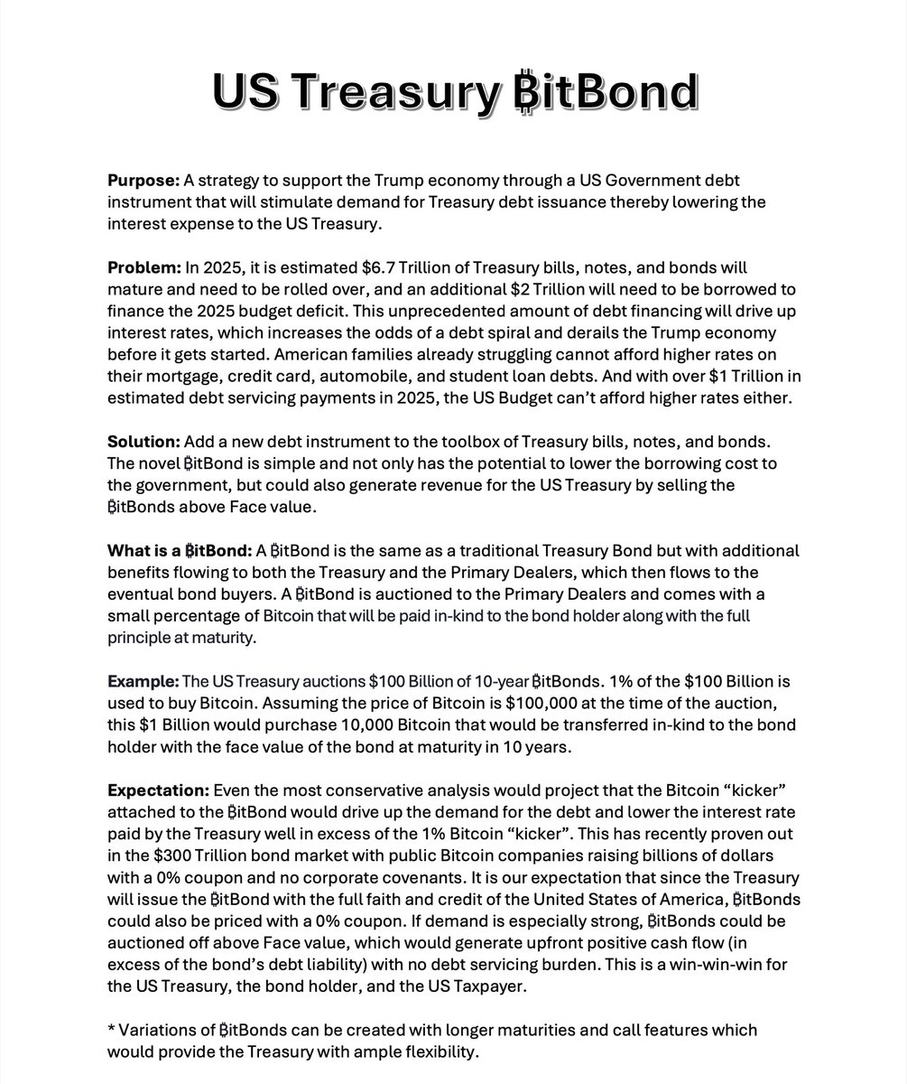 BrianEstes32's tweet image. BitBonds will neutralize the rising yields due to China’s selling pressure.

@USTreasury 
@SecScottBessent 
@SECLUTNICK 

👀👇 read the 2 page white paper here