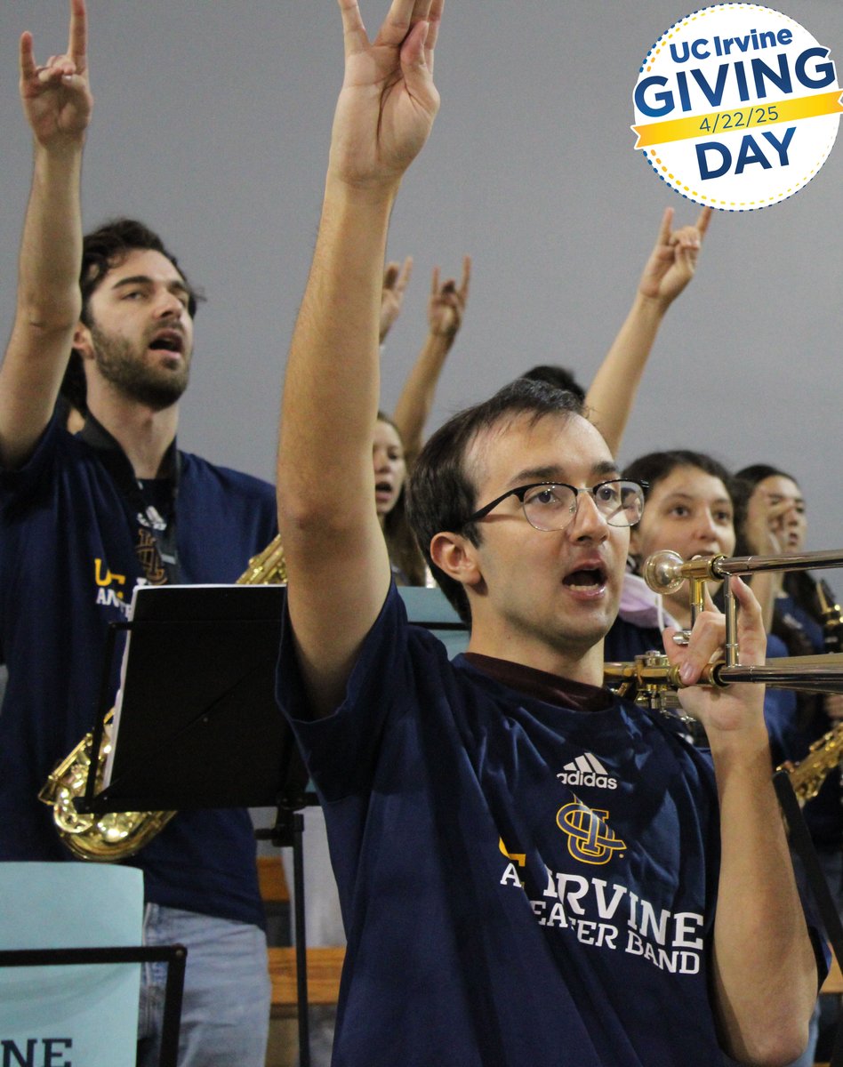 UCIband's tweet photo. Only 2 WEEKS left until UCI Giving Day is here! It’s not too late to participate and support the UCI Anteater Band. Visit the link to make an early gift!
#TogetherWeZot | #UCIGivingDay

https://t.co/Qem3eBrFXN https://t.co/F5fuxyhjOT