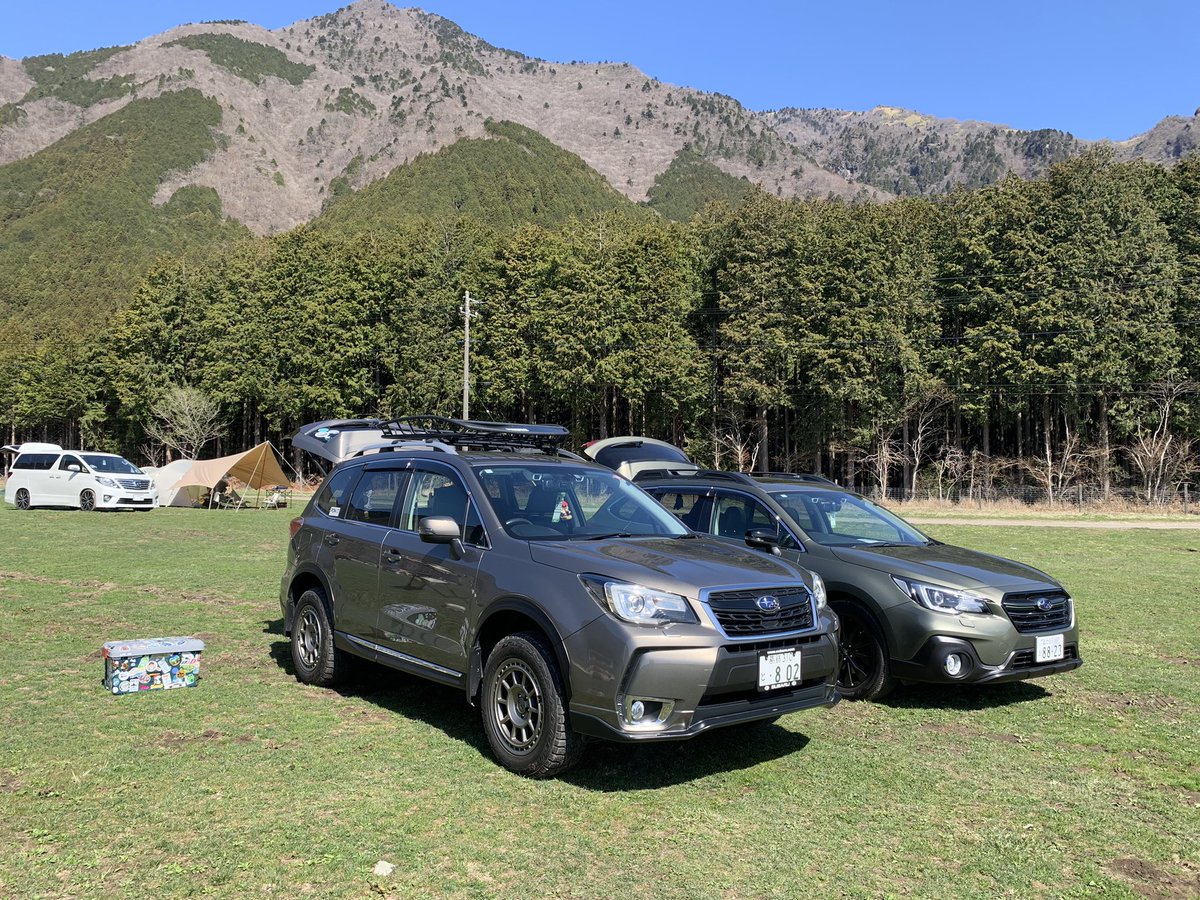 Ryo_BS9's tweet photo. 納車2日目にしてアウトバックの有効活用withまつやすさん

ふもとっぱらデイキャーンプ⛺️ https://t.co/8LFJiZQSoO