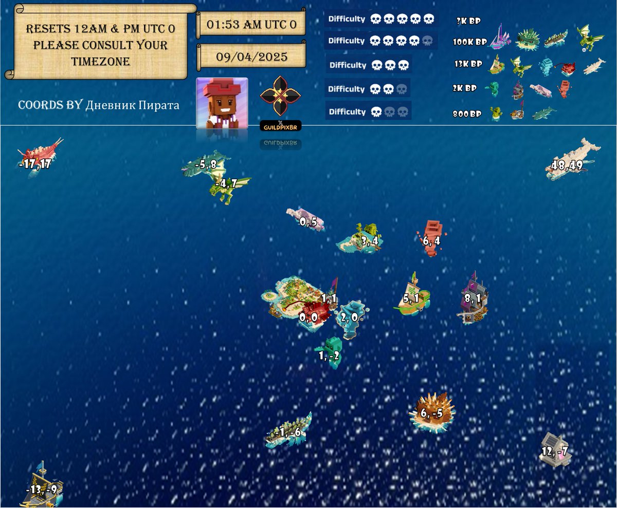 Daily <a href="/PirateNation/">Pirate Nation</a> map, colab with <a href="/dnevnikPirata/">odos</a> and guild Дневник Пирата, design by <a href="/gdumalol/">Gustavo Souza Ferrei</a>