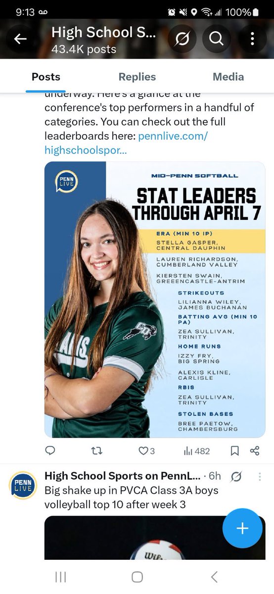 36 innings pitched and 63 strikeouts so far this season and also leading Mid-Penn in strikeouts. Shoutout to my catcher <a href="/Brook4Sanchez/">Brooklyn Sanchez 2027</a> couldn’t have done it without you.