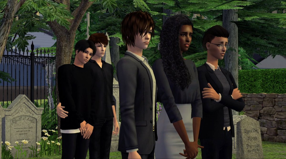 I can’t believe I completely forgot that it was Attachment Theory’s 3rd birthday yesterday 😭 Been too busy to do anything special this year, so here’s some WIP shots from the next ep! What better way to celebrate a birthday than by going to a funeral? 🪦