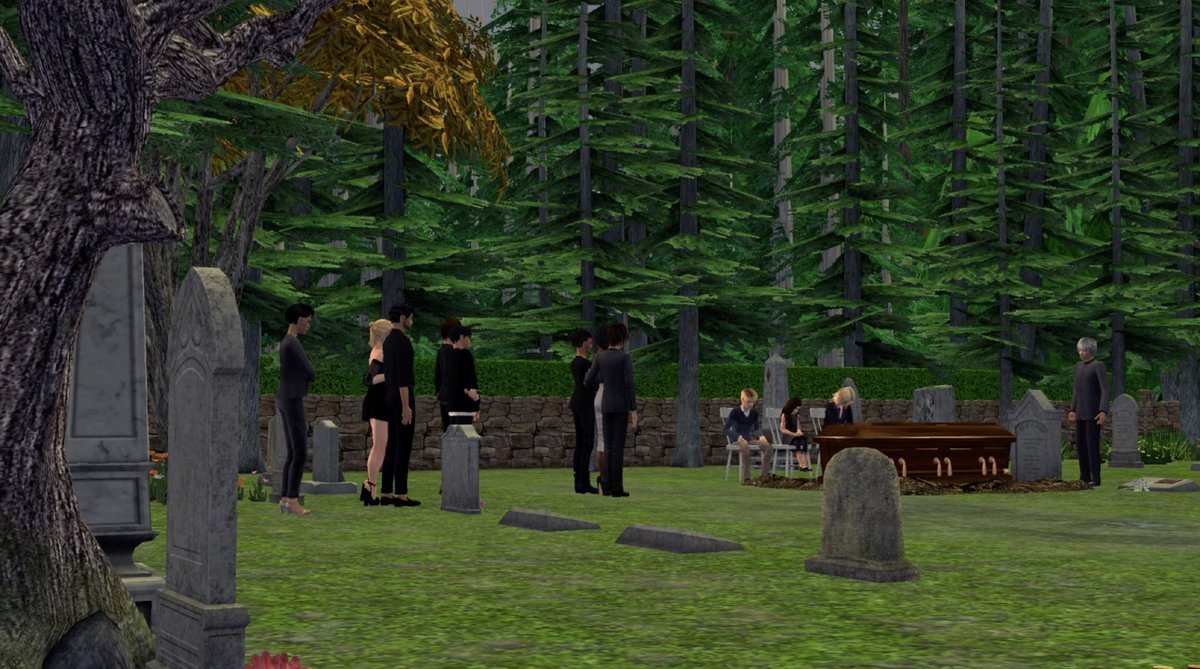 WinterSims_'s tweet photo. I can’t believe I completely forgot that it was Attachment Theory’s 3rd birthday yesterday 😭 Been too busy to do anything special this year, so here’s some WIP shots from the next ep! What better way to celebrate a birthday than by going to a funeral? 🪦 https://t.co/3taoGPp0Ox