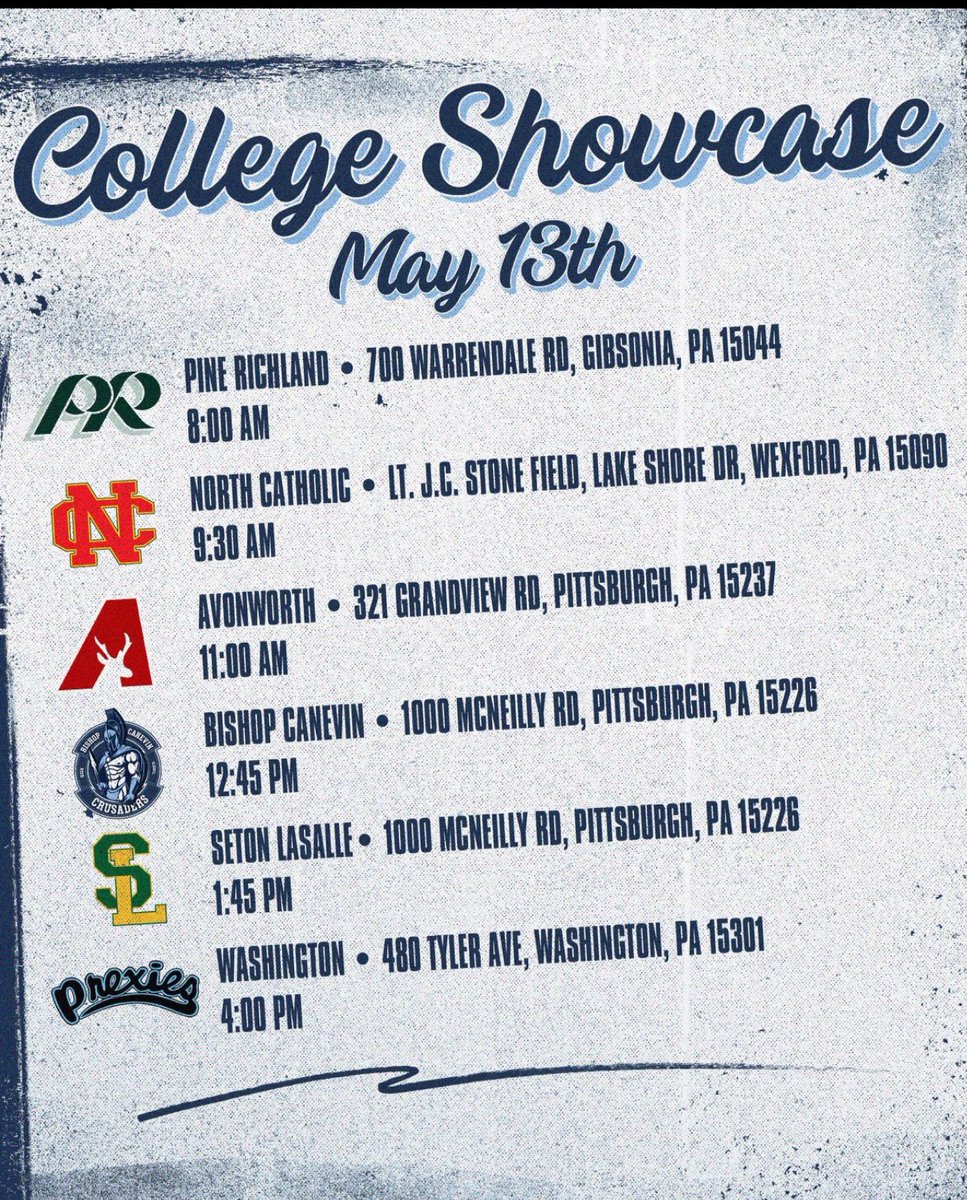 SLSQBClub's tweet image. 🌟 College Showcase 🌟

🔥Rebels showtime 

⏰ Tuesday, May 13 1:45 pm

📍SLS 1000 McNeilly Rd

#RebelPride @CoachStorino @SLS_Football