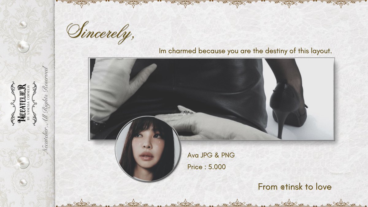 Vaneitte's tweet image. layout jennie ready stock!
dm @.tinsk if you interested 🖤

#zonauang #zonaba