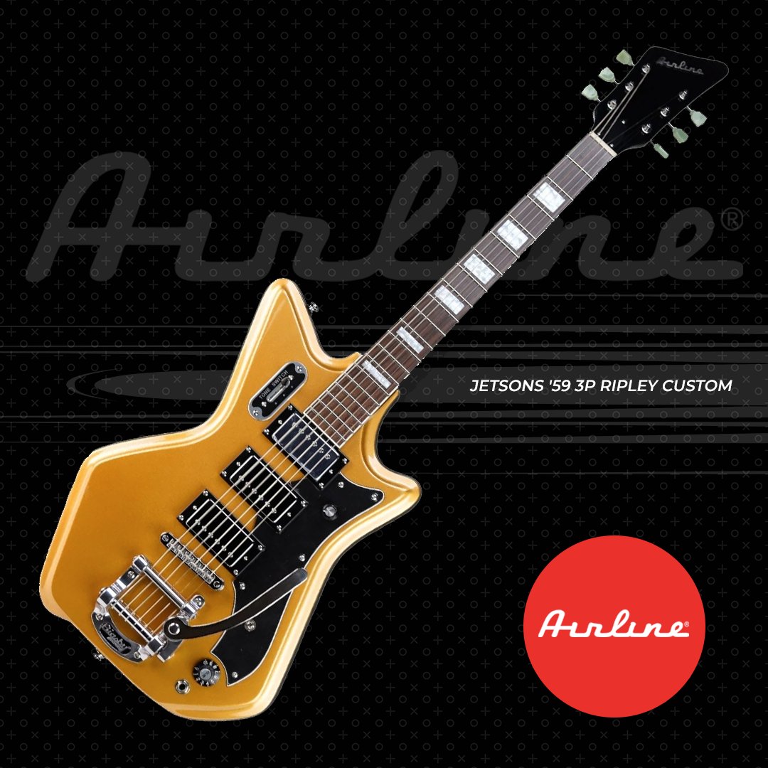 AirlineGuitars1's tweet photo. π₯ 20% OFF! 1-time use only! CODE: AIR200 π
Airline Guitars Jetsons '59 3P Ripley Custom Venetian Gold β Experience the thrill of the iconic Airline Jetsons '59 3P DLX "Ripley" Custom guitar!
π https://t.co/mzuhxMrFmF
#AirlineGuitars #Jetsons #LegendaryTone #Rock https://t.co/4vhuOFg0mm