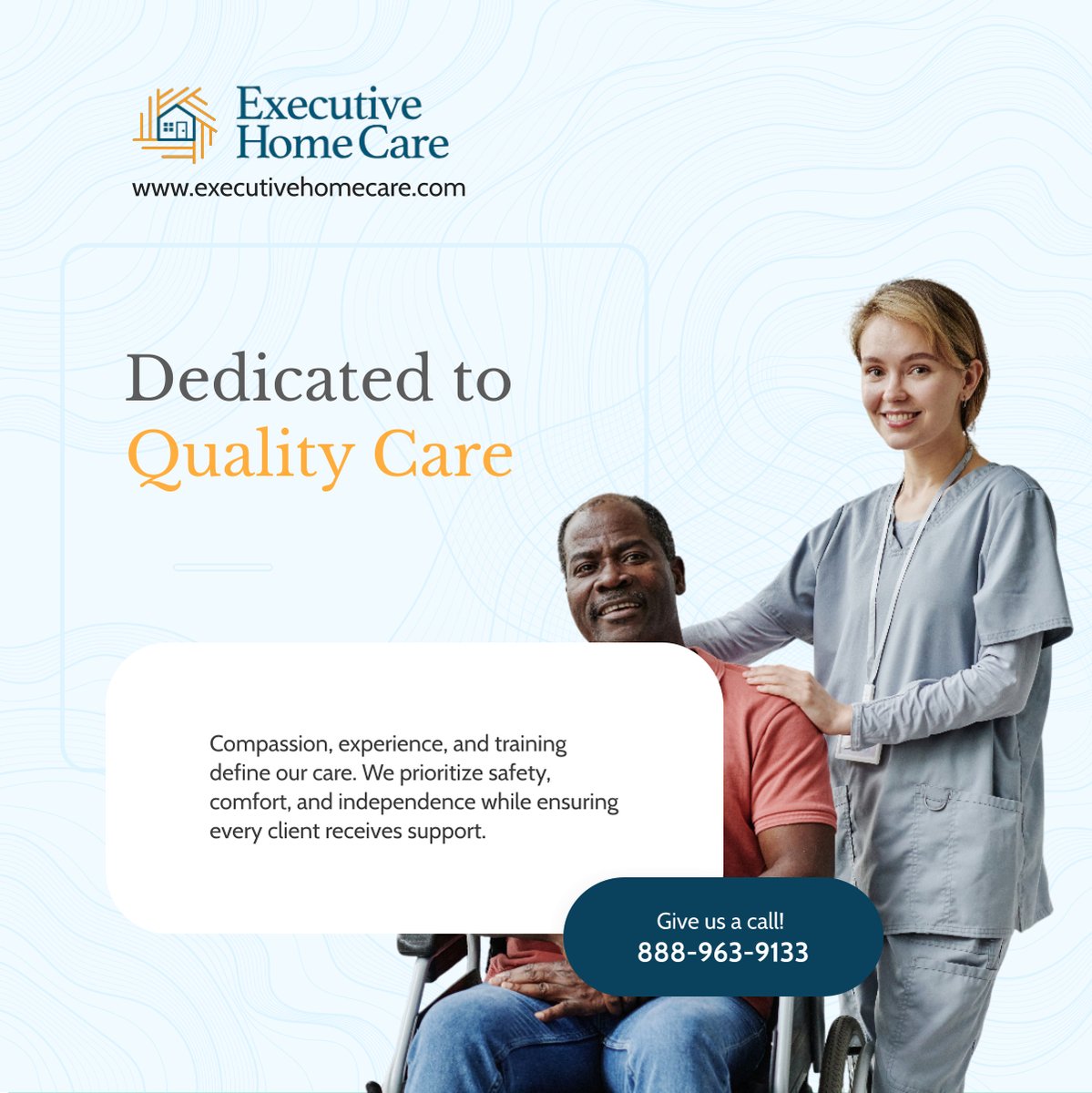 executivecaretr's tweet photo. Experience compassionate care with trained caregivers who prioritize your safety, comfort, and well-being. Contact us today! 

#TomsRiverNJ #HomeCare #ElderlyWellness https://t.co/rsyG5ehdNk