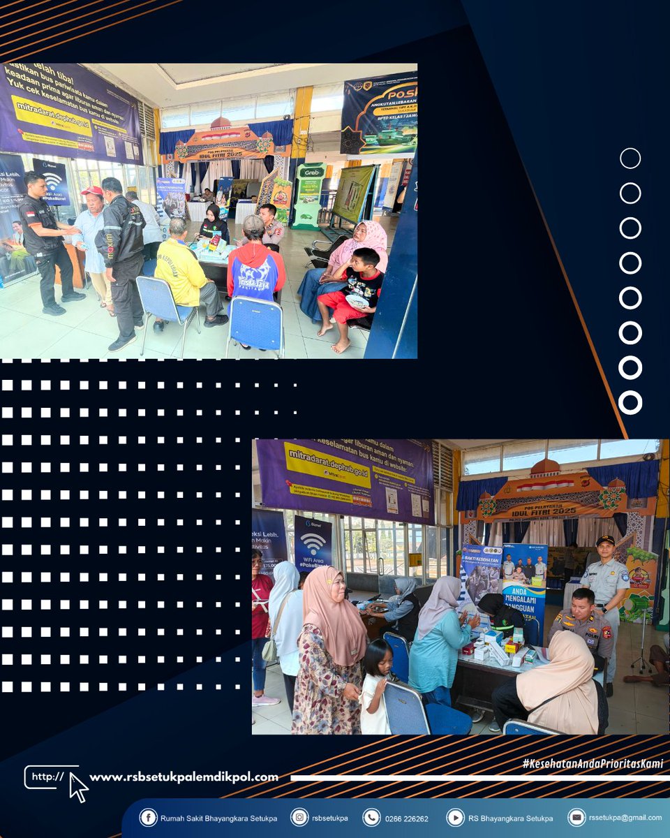 RSB_Setukpa's tweet photo. 🩺✨ PEMERIKSAAN KESEHATAN &amp; PENGOBATAN GRATIS UNTUK MASYARAKAT UMUM ✨🩺
Bersama MUKL Jasa Raharja, kami hadir lebih dekat untuk masyarakat!

Mari untuk tetap menjaga kesehatan !
Karena sehat adalah awal dari keselamatan di jalan dan dalam kehidupan. 🚑💙 https://t.co/iSpse1wYCh