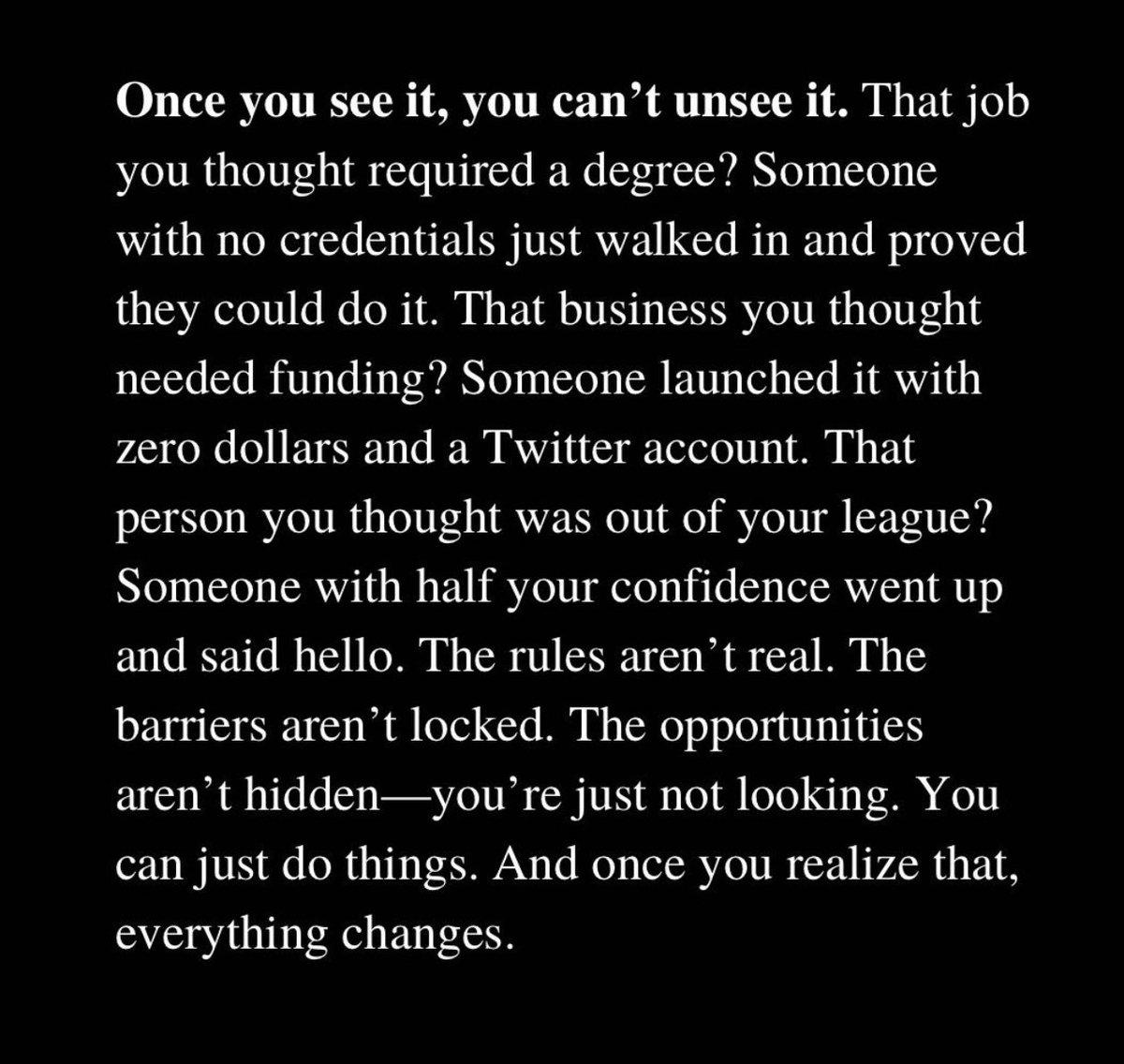 Change your life in 10 seconds.