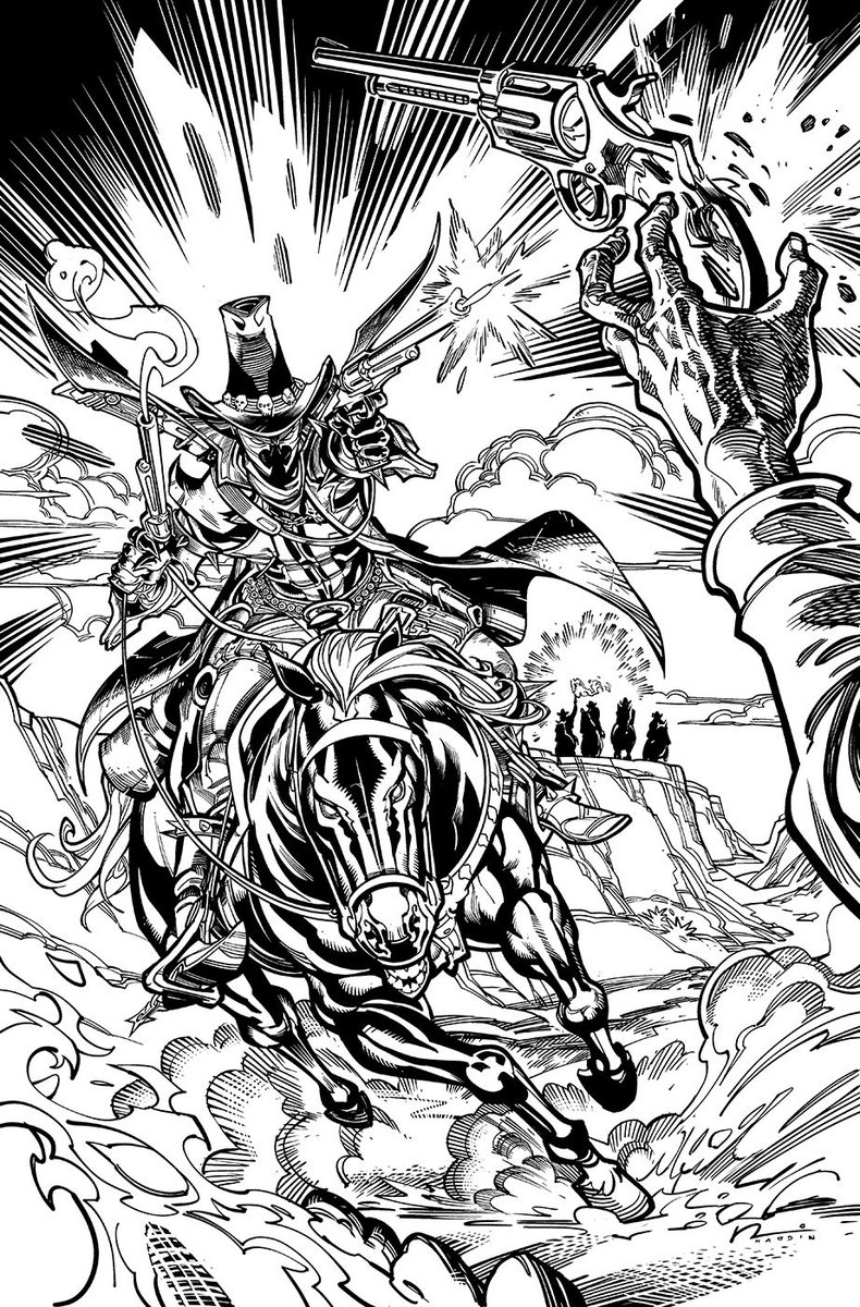 Daily Spawn Archive (@spawnarchive) on Twitter photo The cover of Deadly Tales of the Gunslinger Spawn #4 (2025). Art by <a href="/ChadHardin/">Chad Hardin</a>
#Spawn The cover of Deadly Tales of the Gunslinger Spawn #4 (2025). Art by <a href="/ChadHardin/">Chad Hardin</a>
#Spawn
