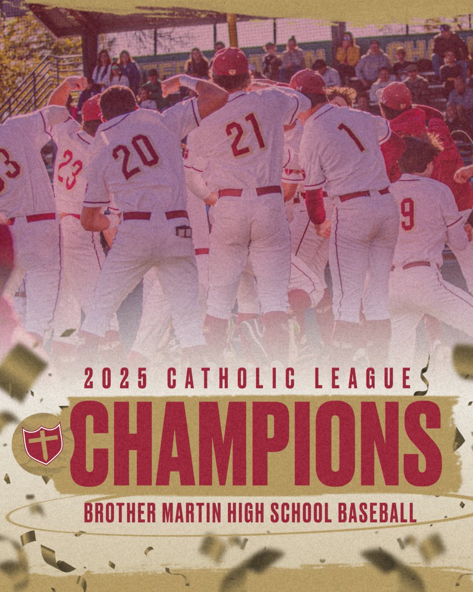 🏆DISTRICT CHAMPIONS🏆

The CRUSADERS down St. Aug to reclaim the Catholic League Title. 

Brother Martin is 11-1 in District 9-5A