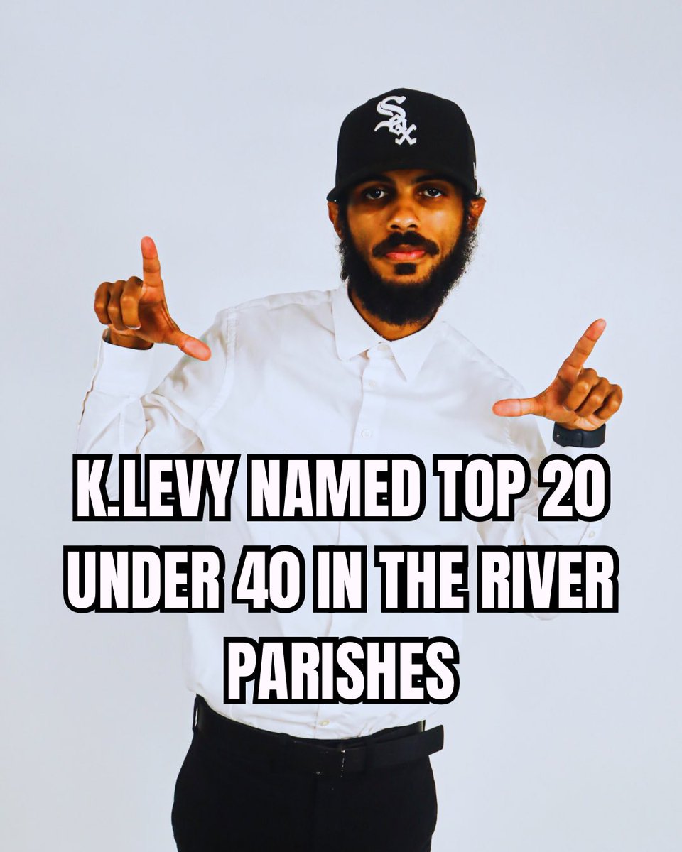 KLevyMusic's tweet photo. Honored to be named one of the TOP 20 UNDER 40 in the River Parishes by L’Observateur!

From backyard shows to building Legends Fest. Legendary Never Scary remains true! 

Faith. Purpose. Community. Love.
We already won. Now we build more! 

#MissionLegendary #LegendaryNeverScary https://t.co/IIhA5wdk5Y