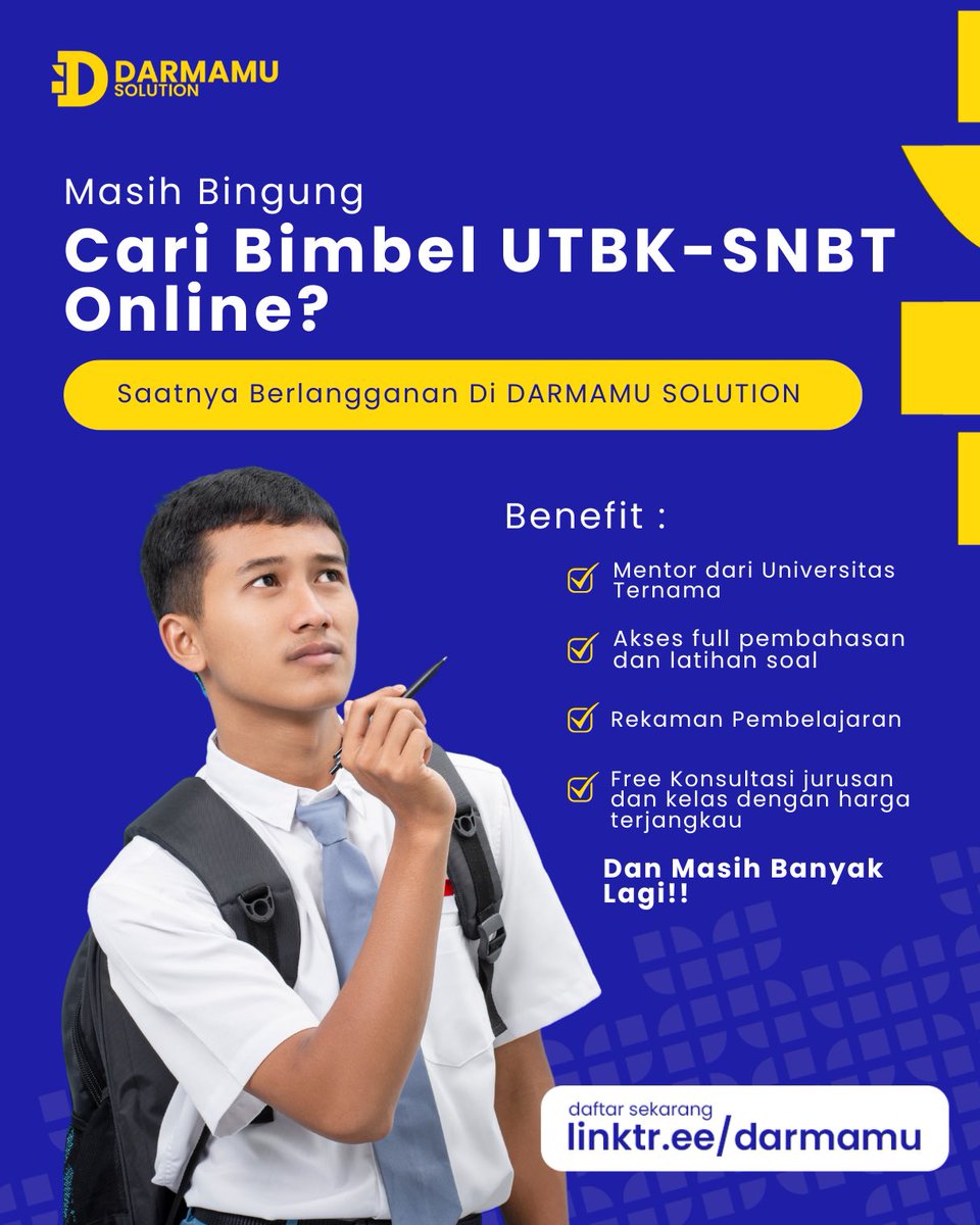 Les SNBT-UTBK Online | Solusi lolos kuliah!! tweet media
