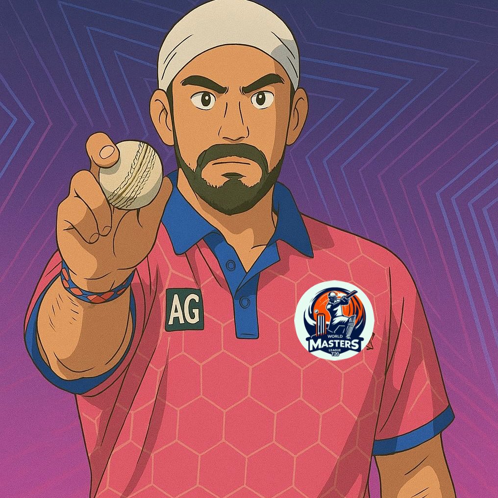 THE GOAT IS BACK..!!!! 🐐
<a href="/anureet2388/">Anuriit Singh</a> 
- The Lion is here, Anureet Singh Joined WMLT20 for 2025. 
#worldmasterleague2025 #wmlt20